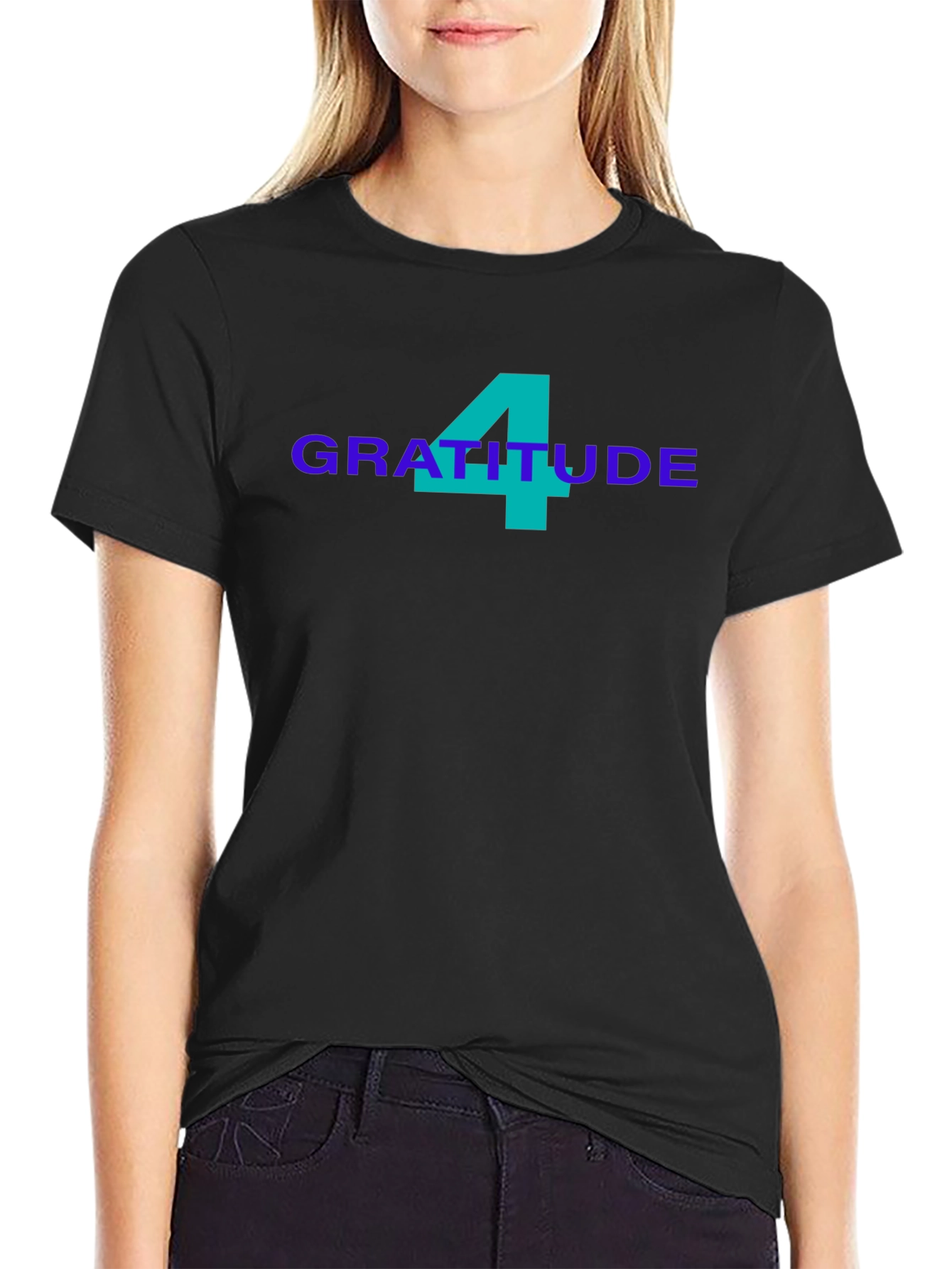Gratitude Tee - Stylish Graphic Print T-Shirt