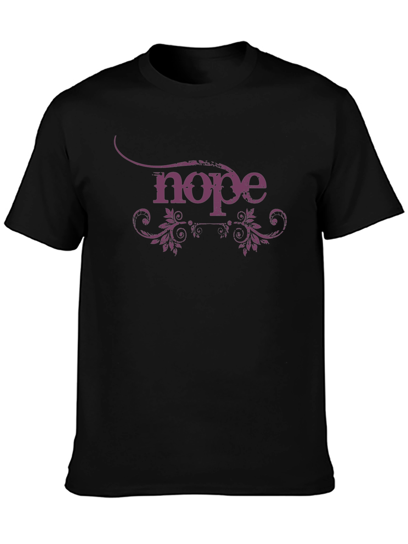 Nope Graphic T-Shirt - Trendy Casual Tee