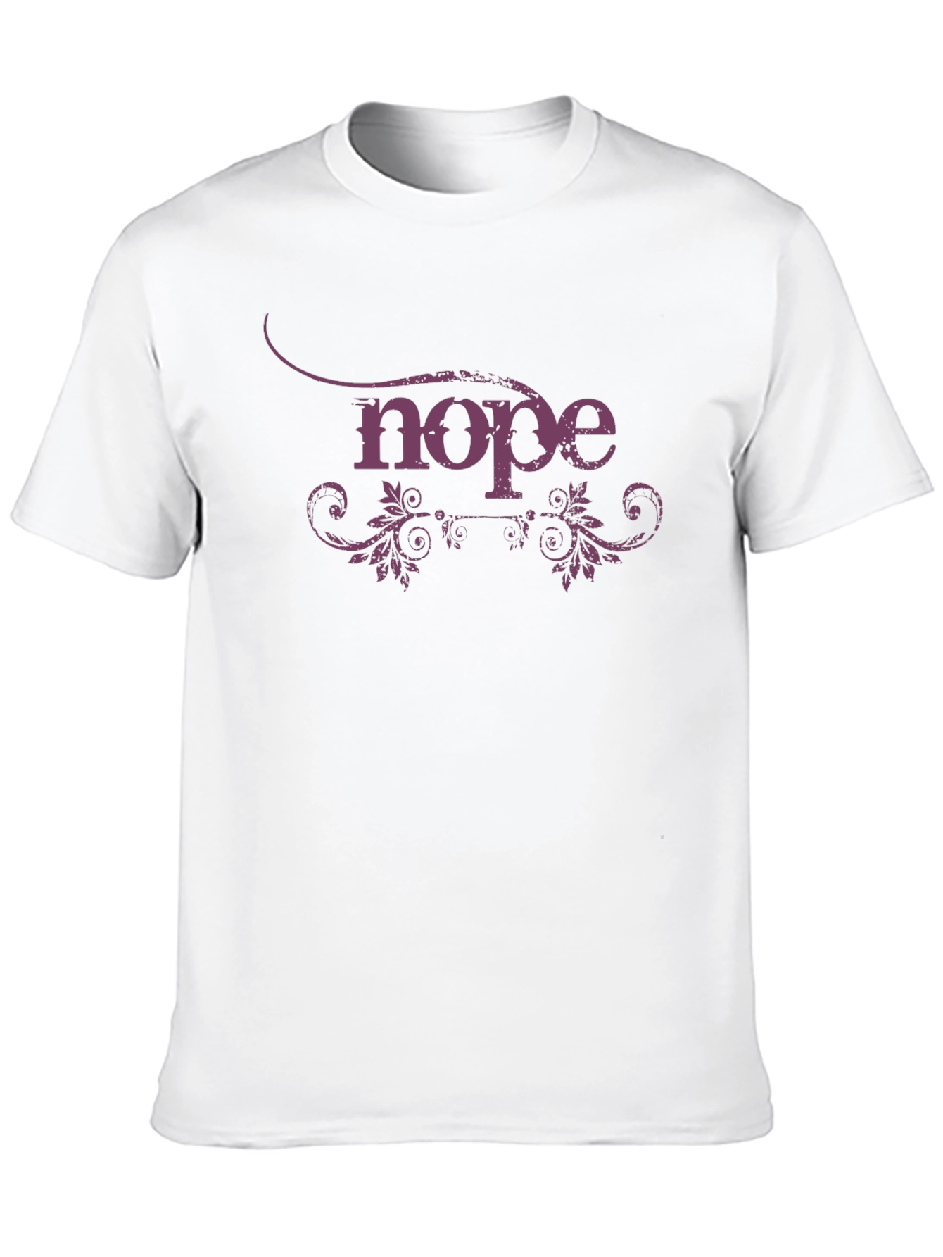Nope Graphic T-Shirt - Trendy Casual Tee