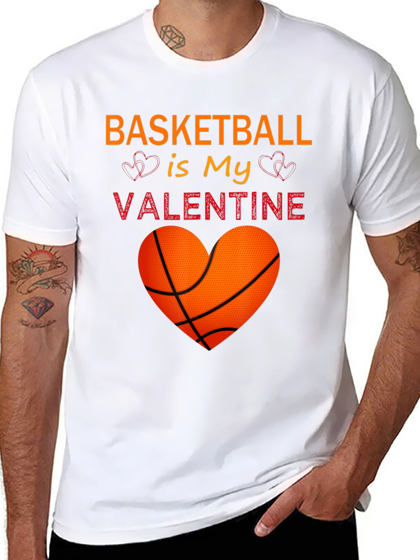 Basketball Is My Valentine T-Shirt