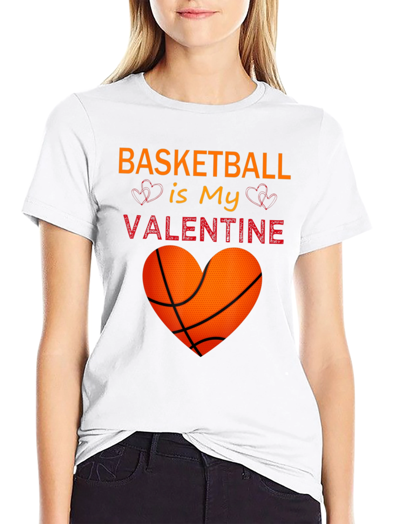 Basketball Is My Valentine T-Shirt