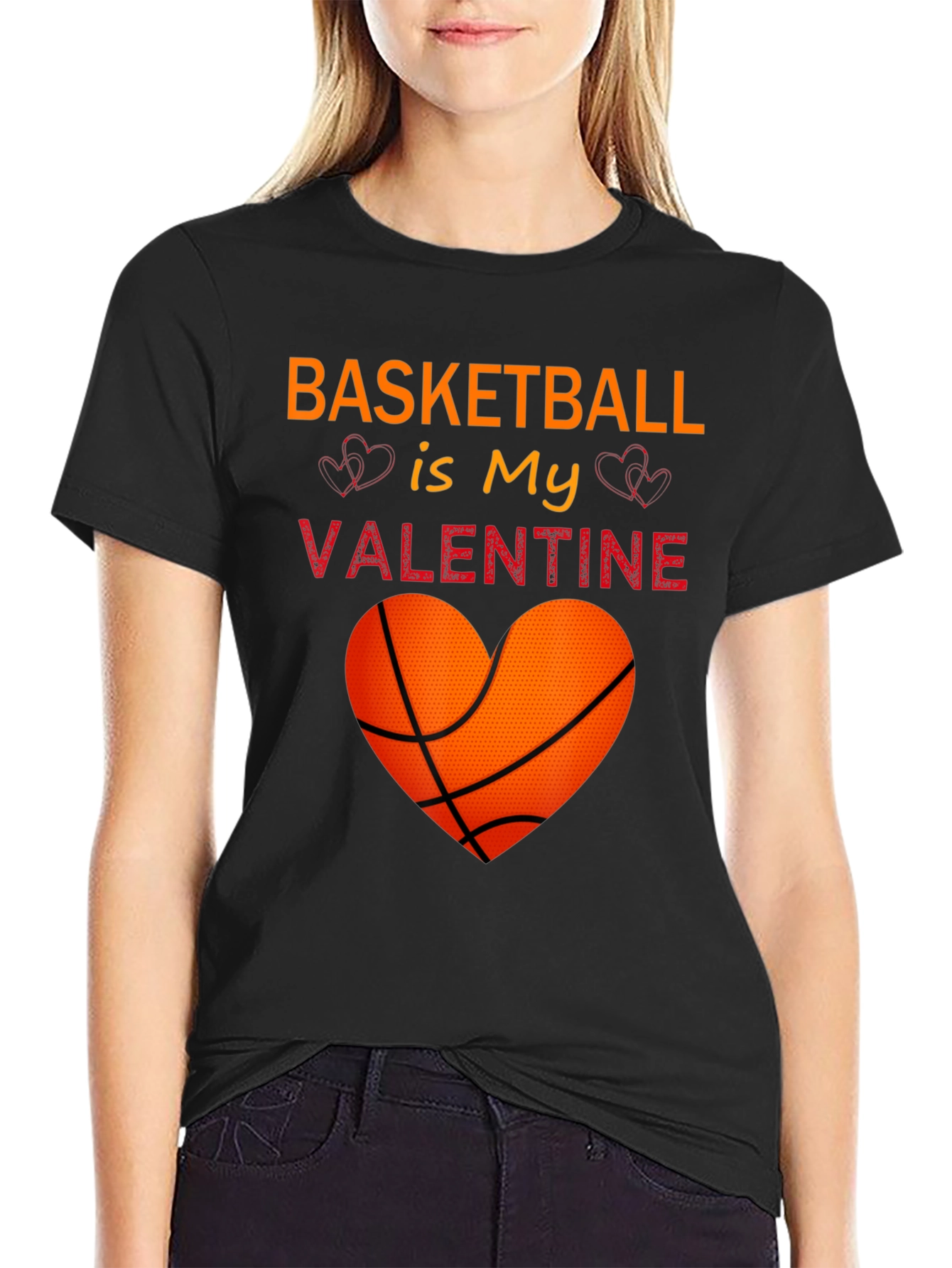 Basketball Is My Valentine T-Shirt