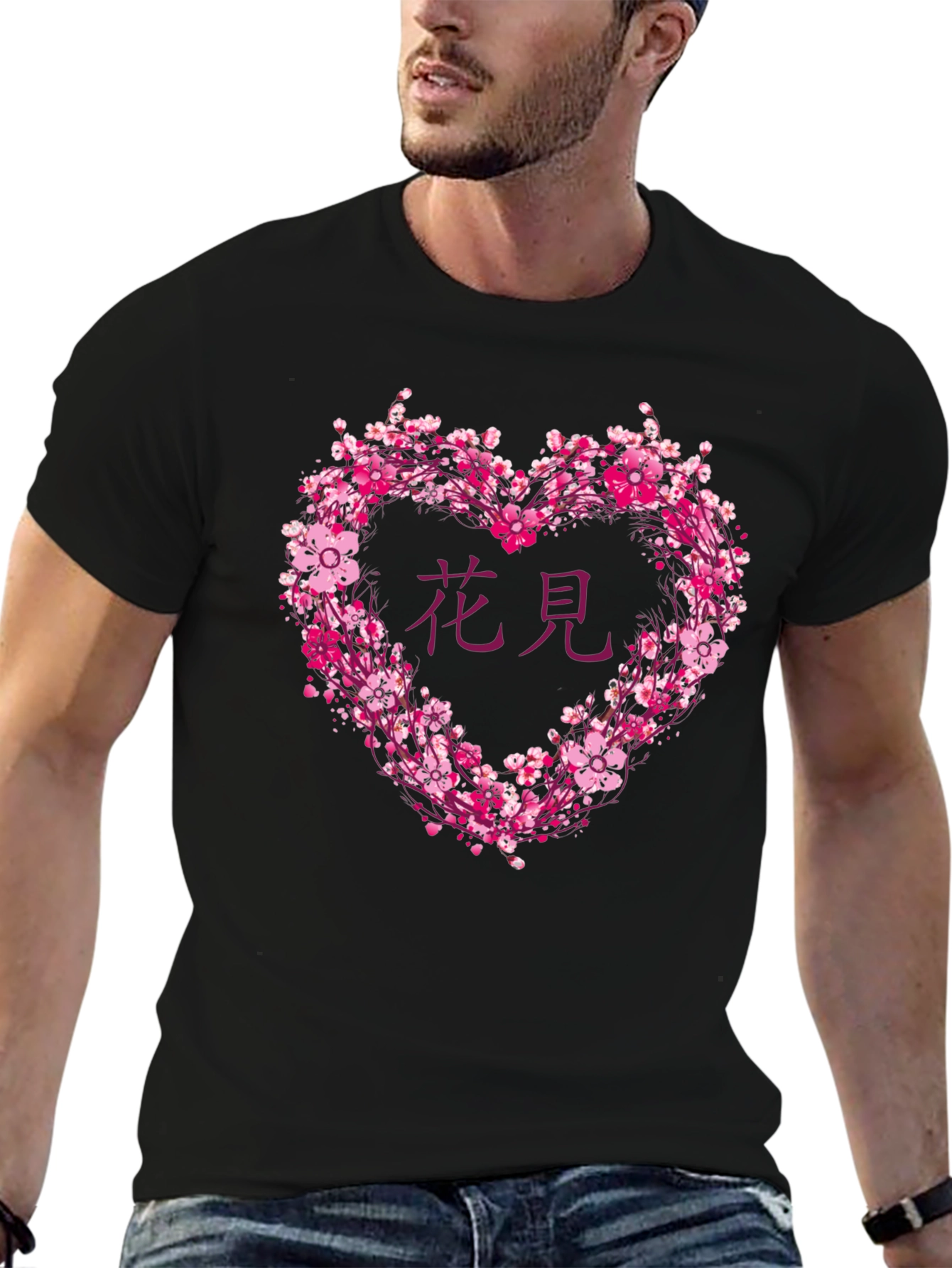Cherry Blossom Heart T-Shirt