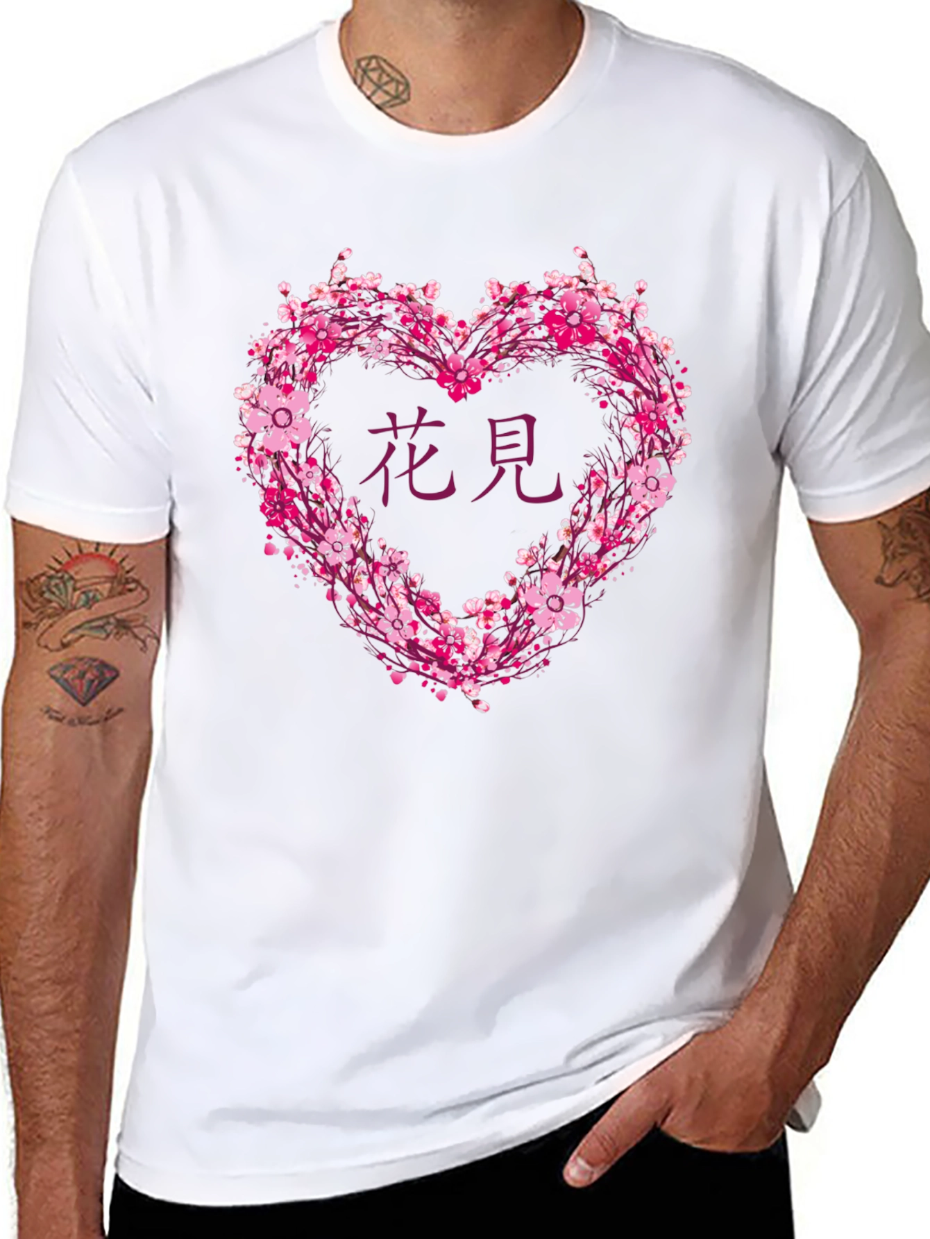 Cherry Blossom Heart T-Shirt