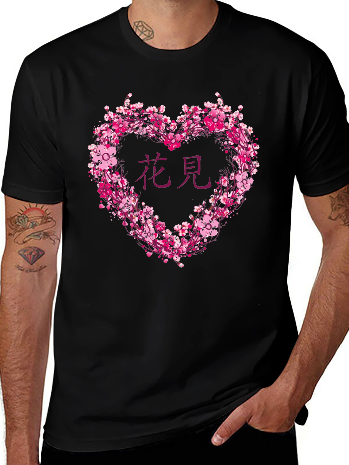Cherry Blossom Heart T-Shirt