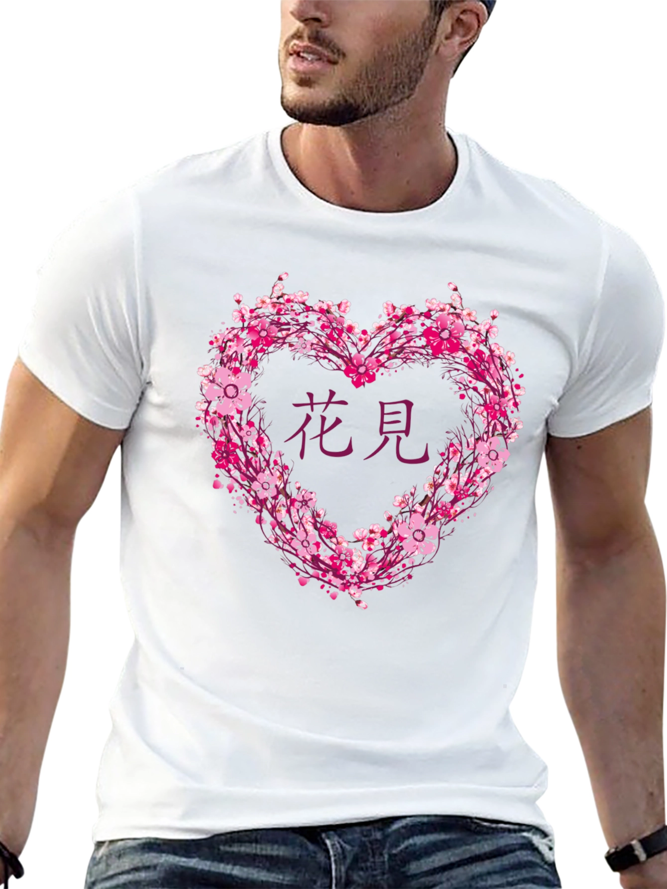 Cherry Blossom Heart T-Shirt