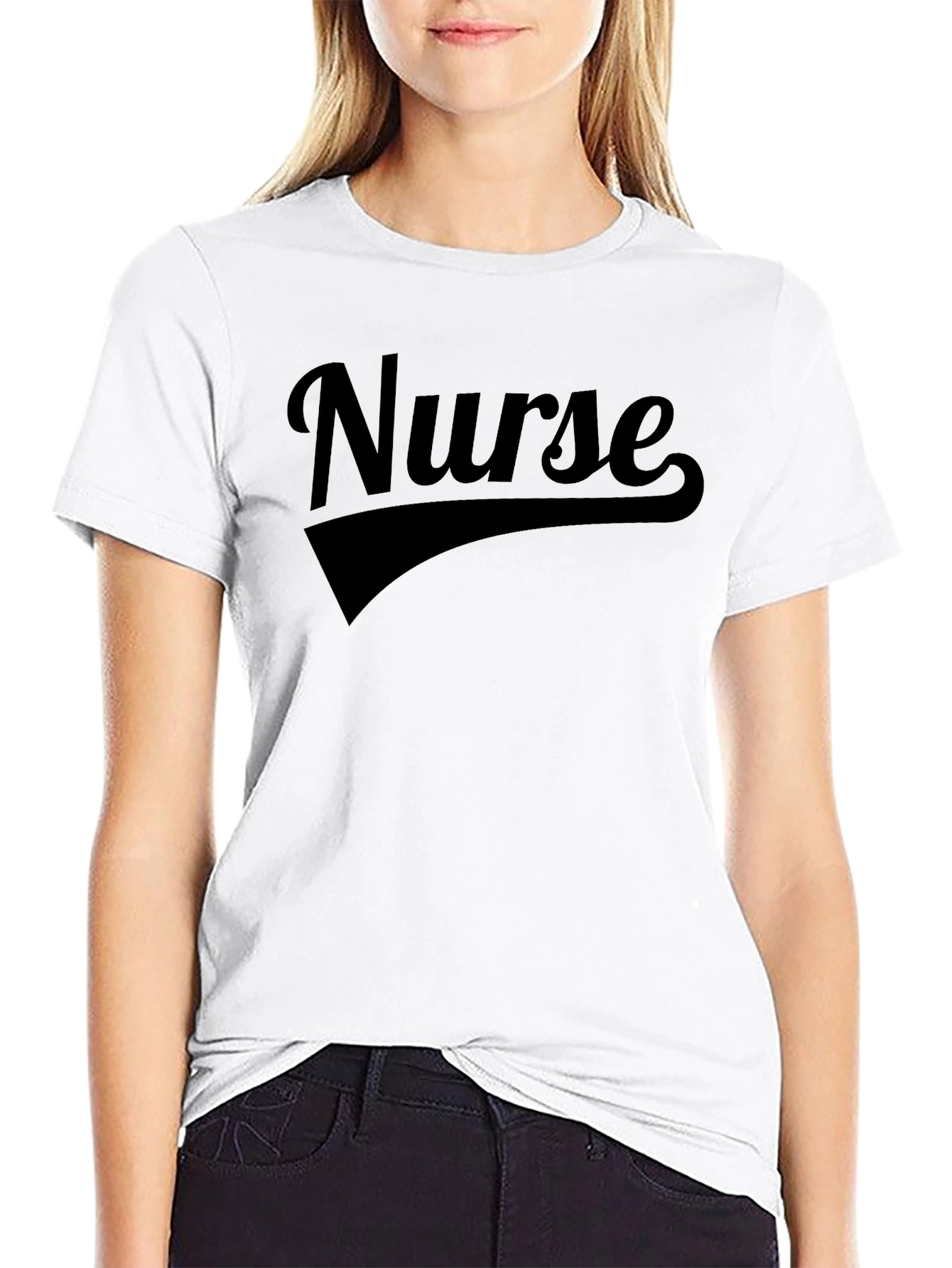 Nurse Graphic Tee - Classic Black T-Shirt