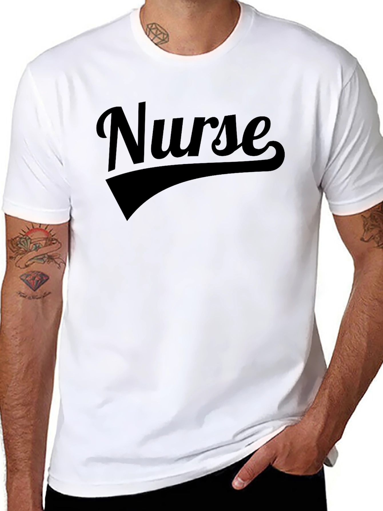 Nurse Graphic Tee - Classic Black T-Shirt