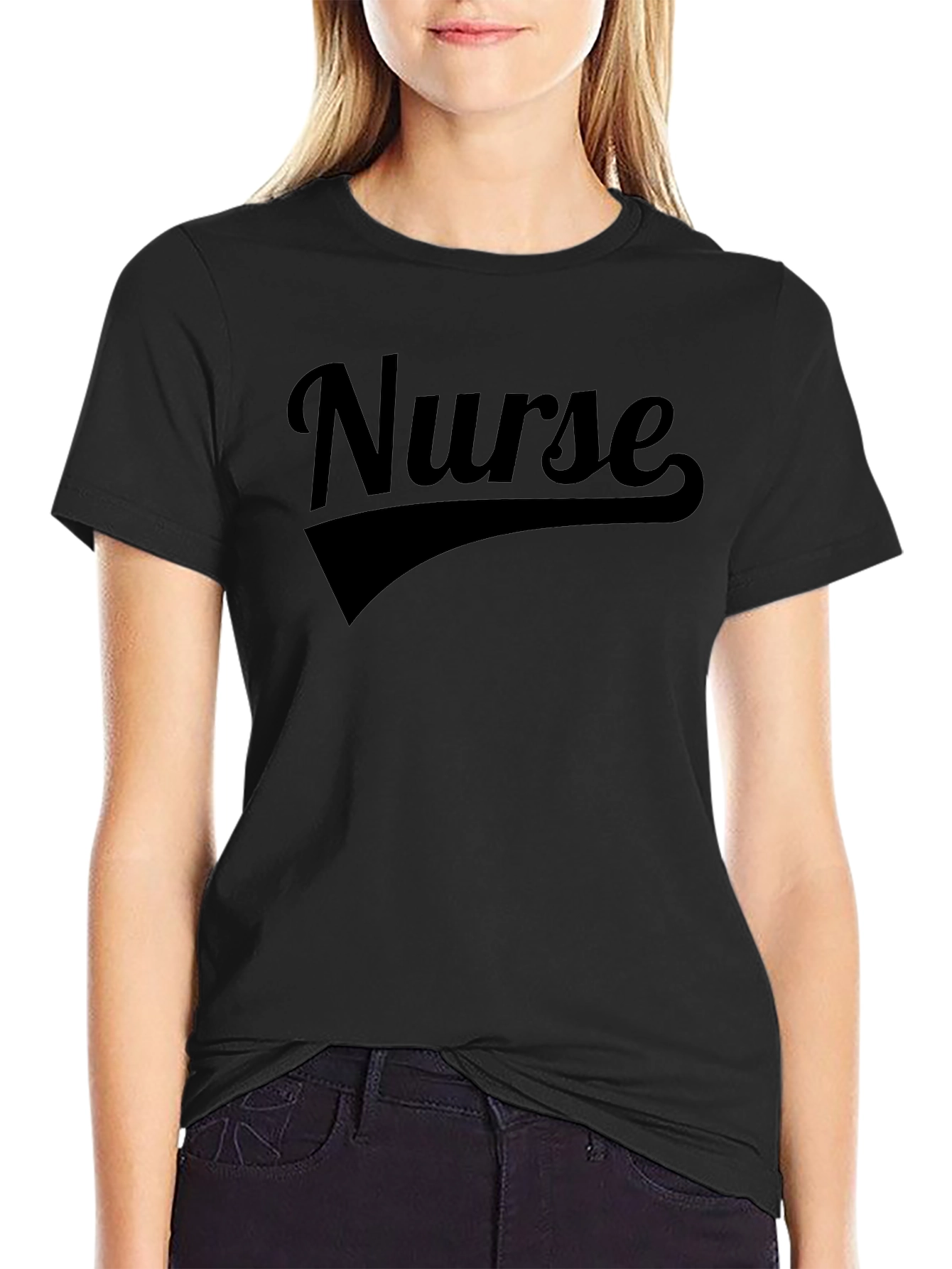 Nurse Graphic Tee - Classic Black T-Shirt