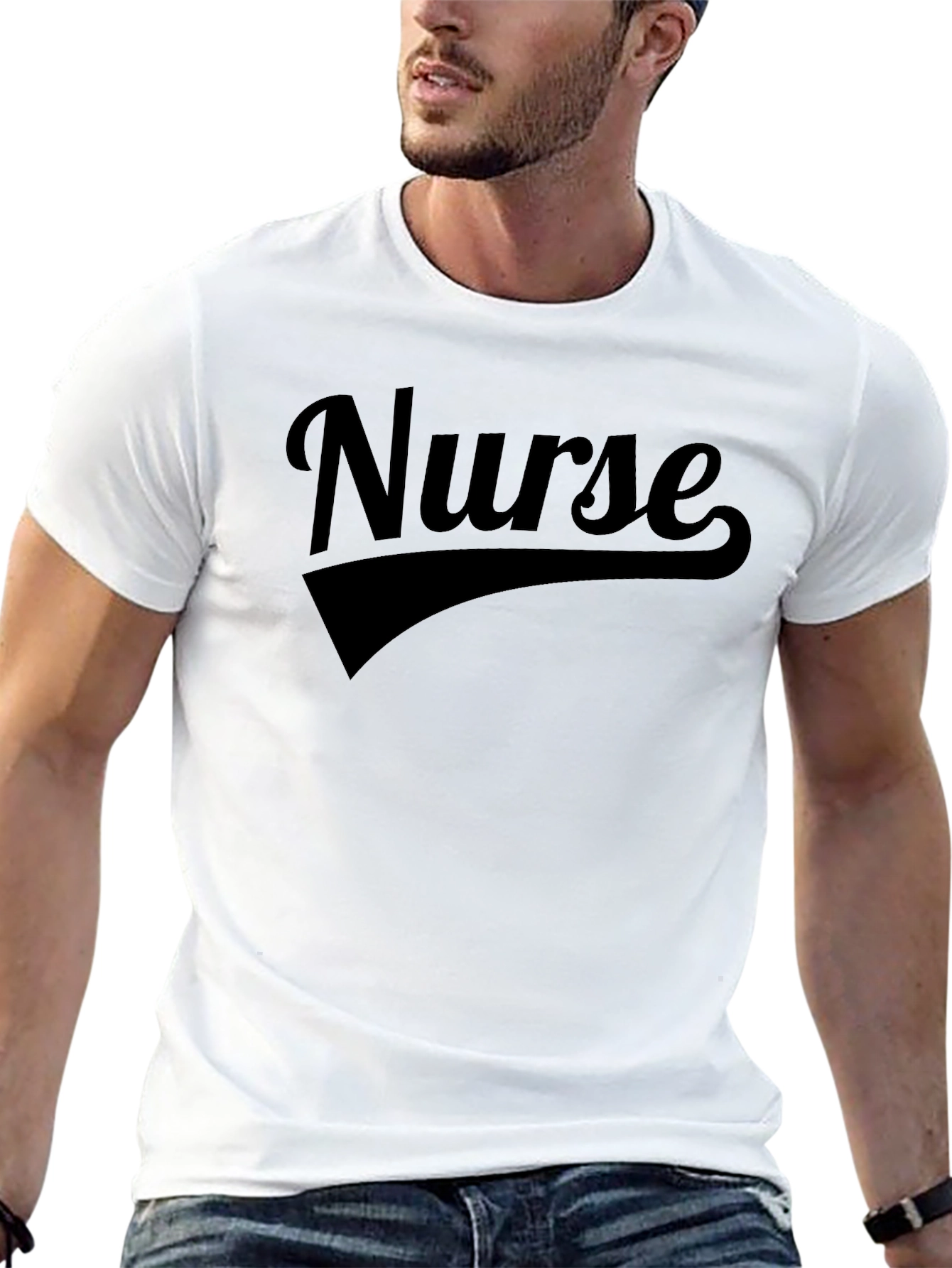 Nurse Graphic Tee - Classic Black T-Shirt