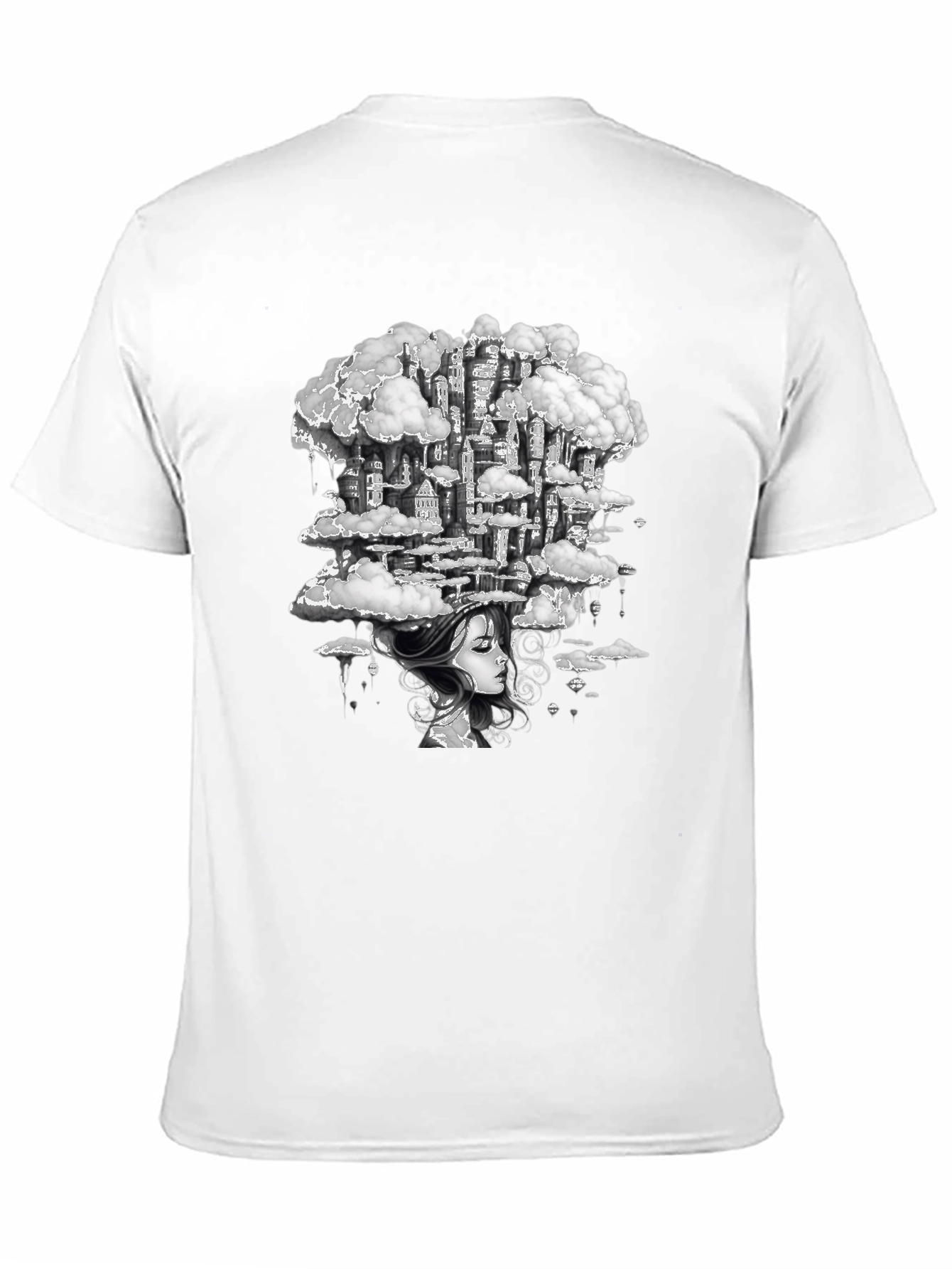 Dreamscape City Black Graphic Tee