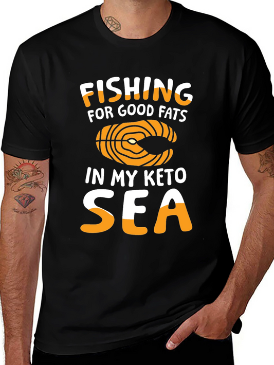 Fishing for Good Fats Keto T-Shirt