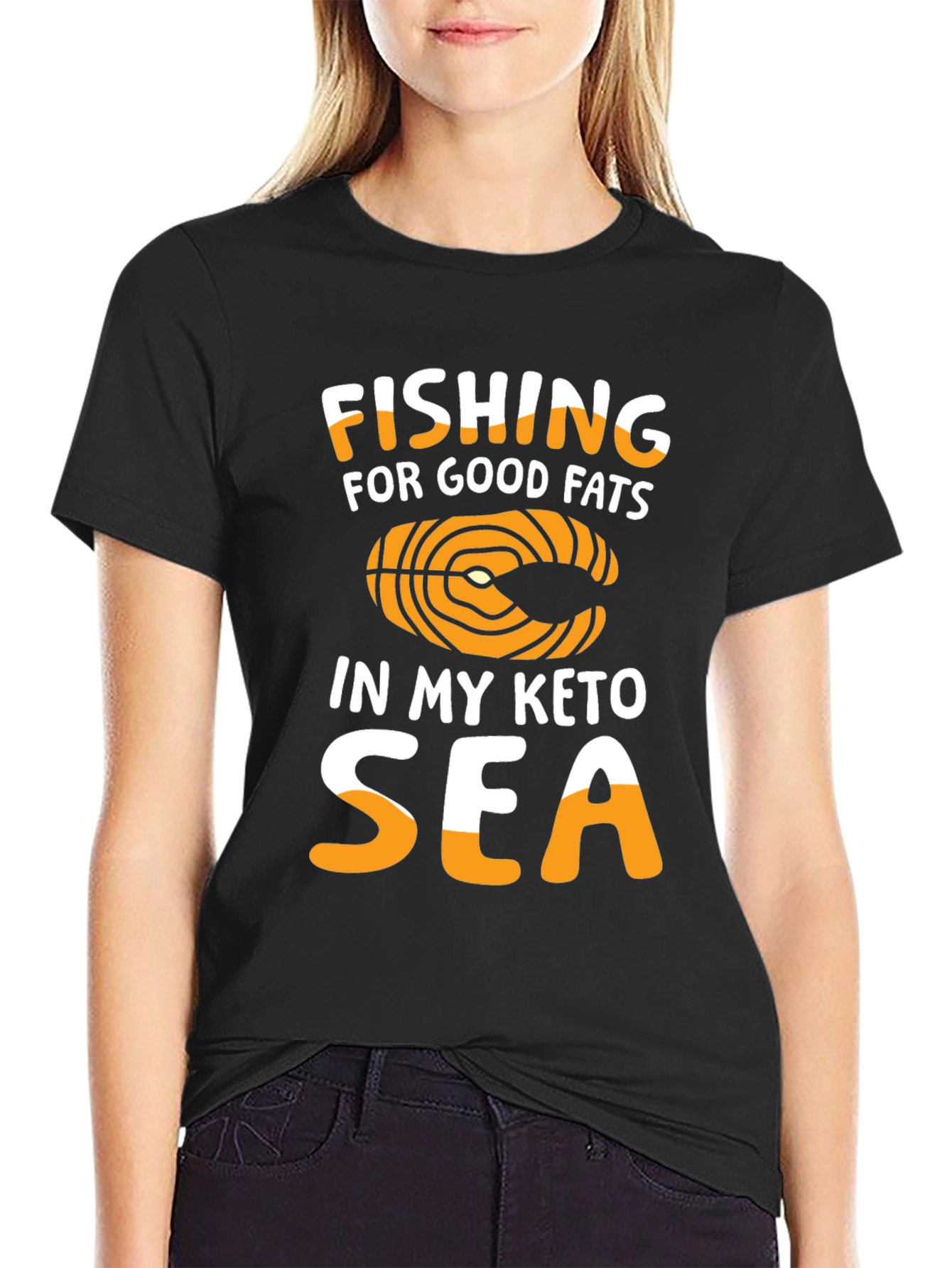 Fishing for Good Fats Keto T-Shirt