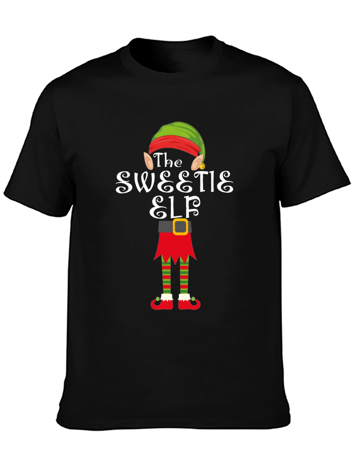 Sweetie Elf Christmas Graphic Tee