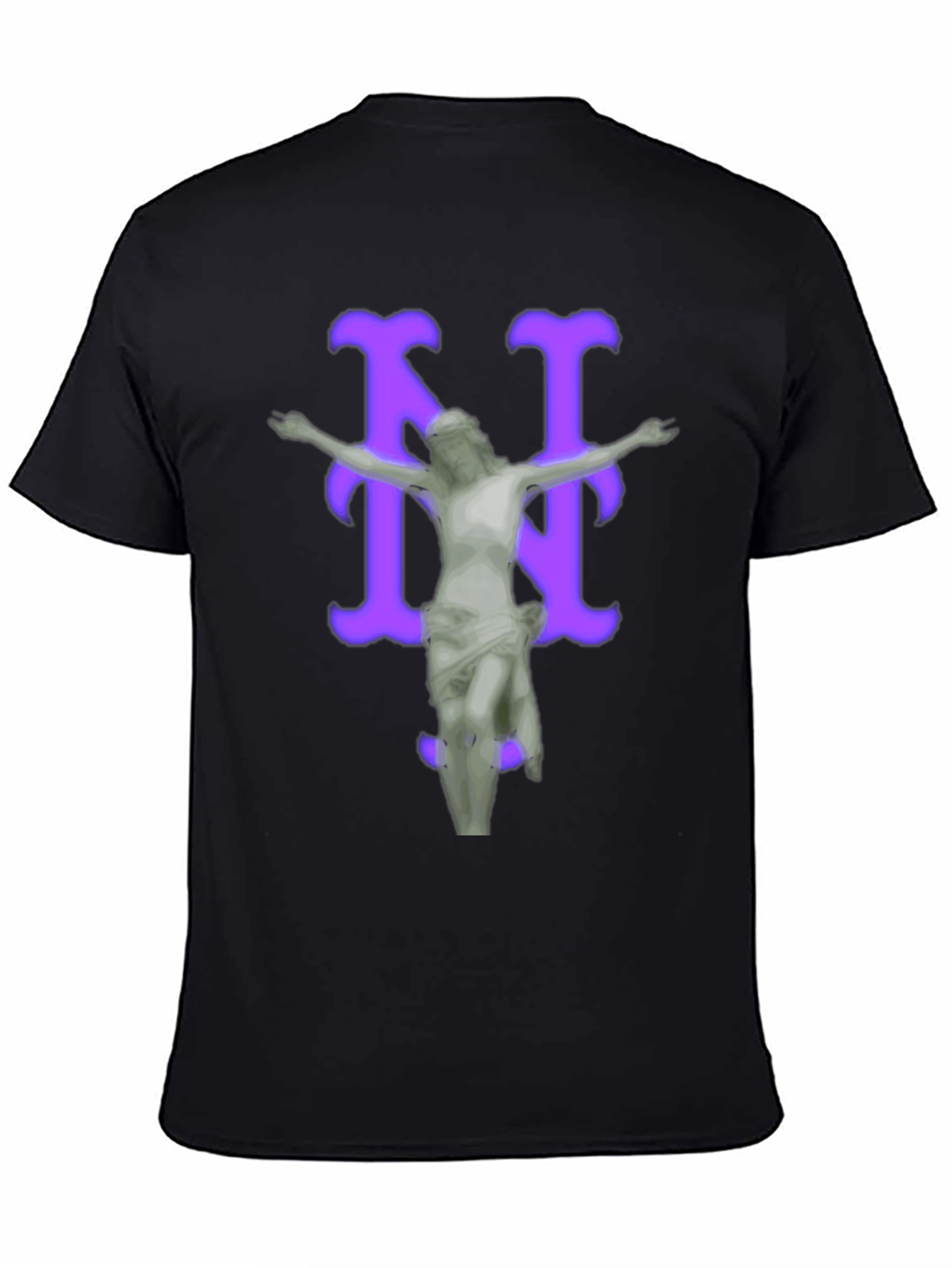 Artistic Graphic Tee - Statue Design