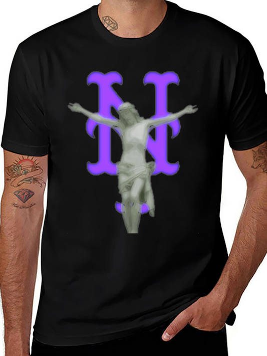 Artistic Graphic Tee - Statue Design