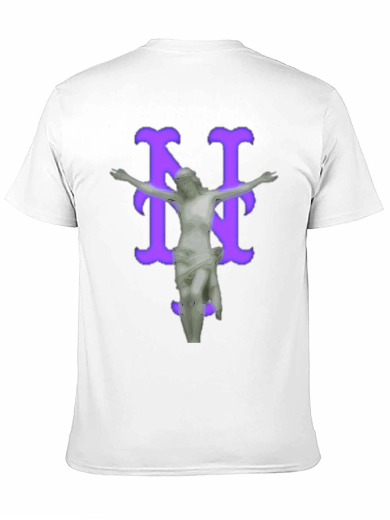 Artistic Graphic Tee - Statue Design