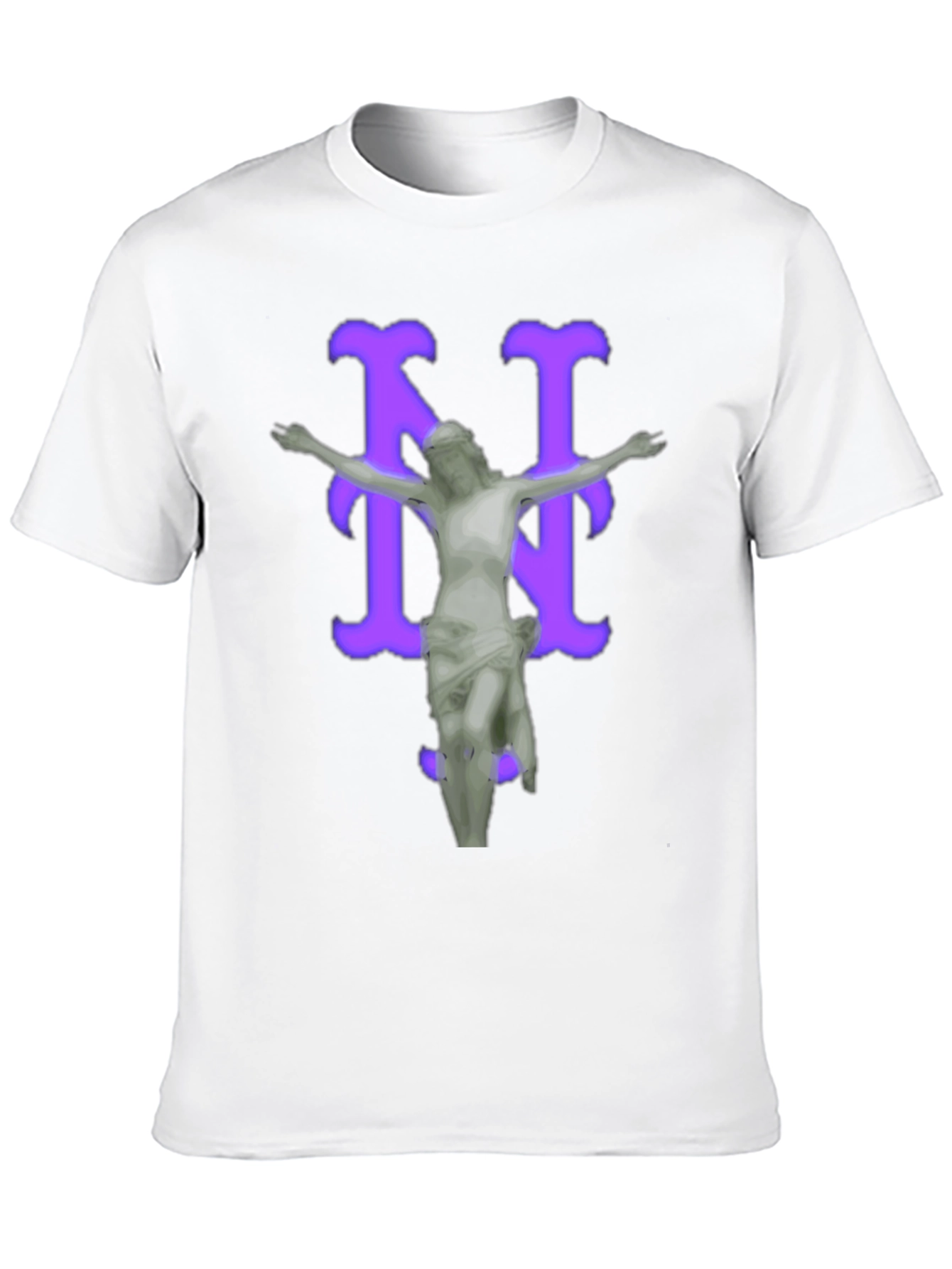 Artistic Graphic Tee - Statue Design