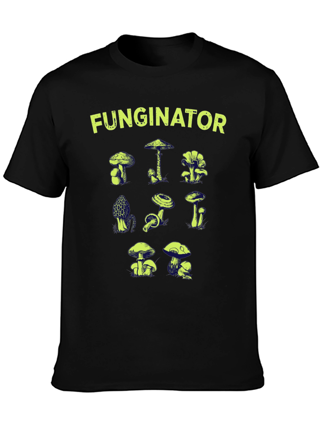 Funginator Mushroom Graphic Tee