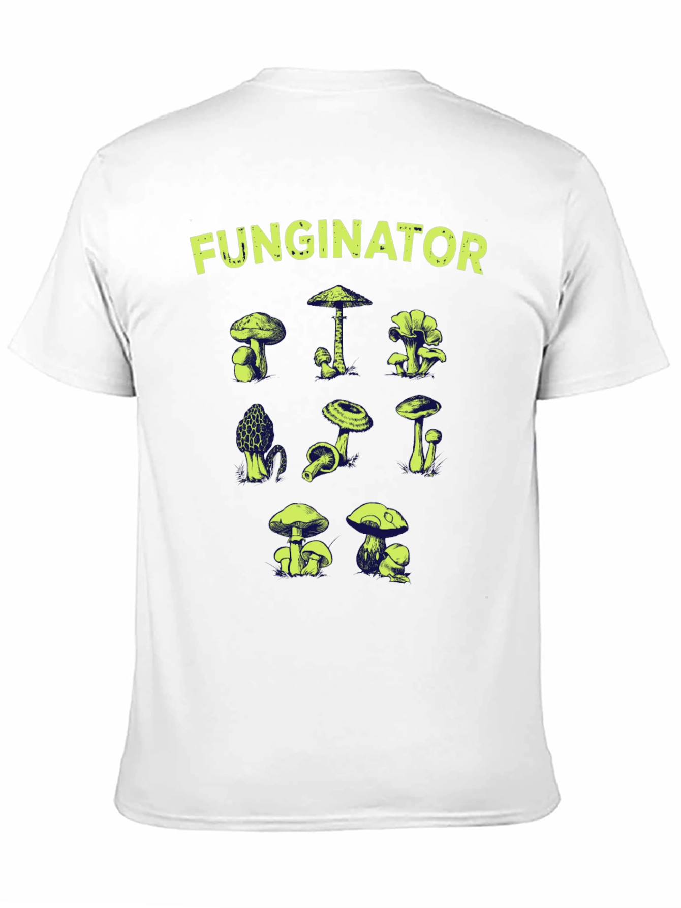 Funginator Mushroom Graphic Tee