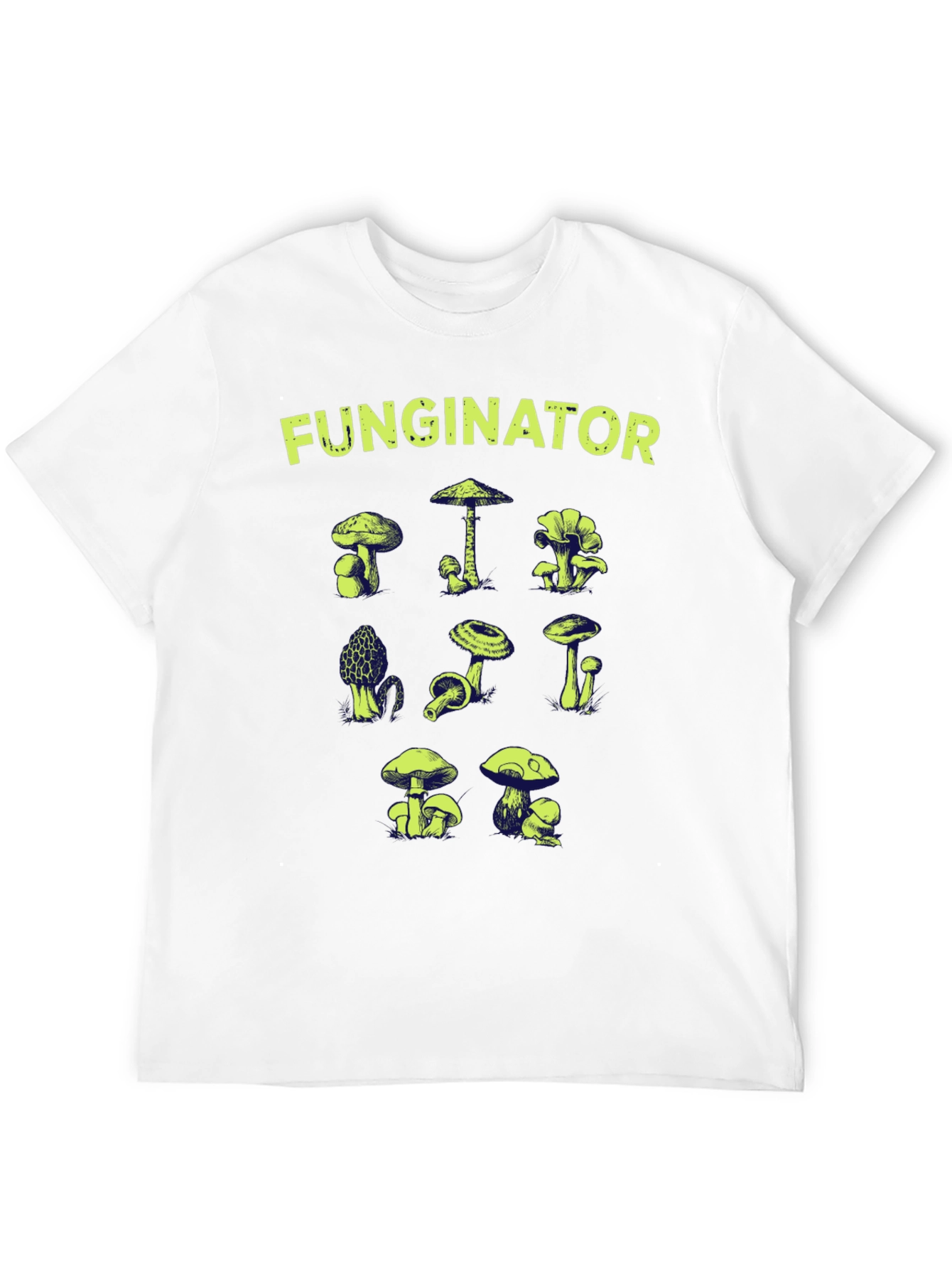 Funginator Mushroom Graphic Tee