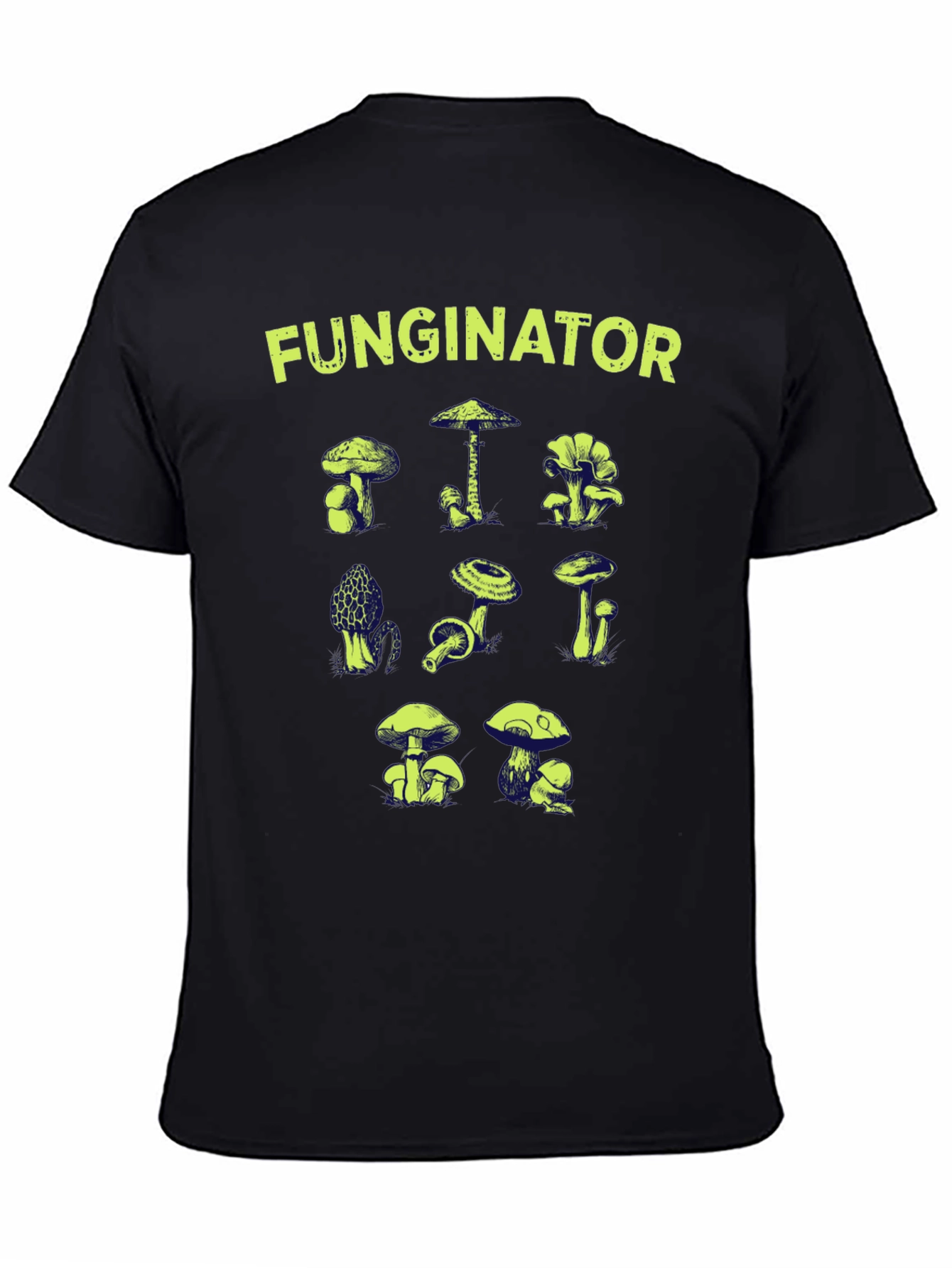 Funginator Mushroom Graphic Tee