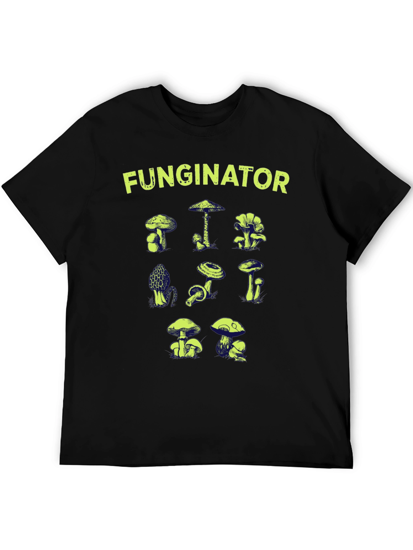 Funginator Mushroom Graphic Tee
