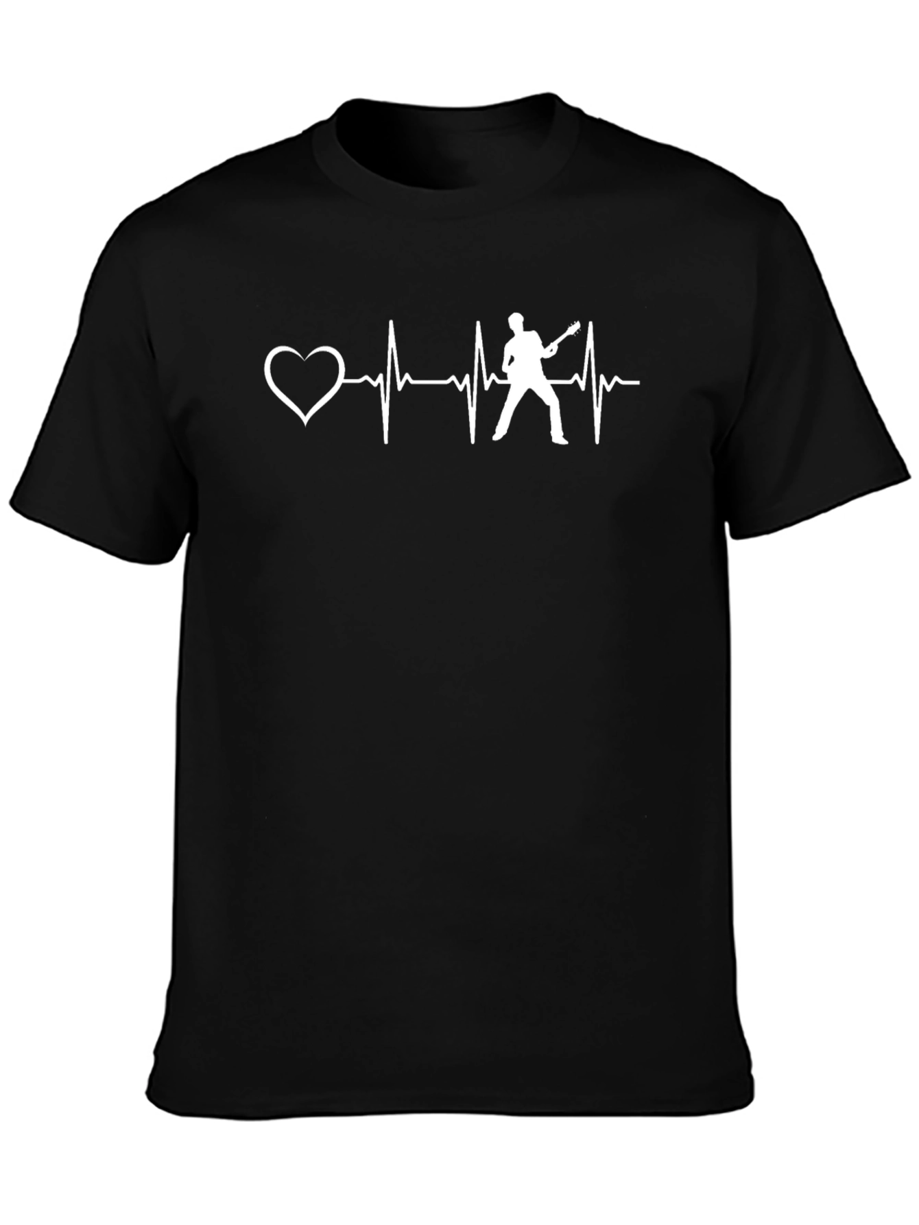 Guitar Heartbeat Graphic Tee