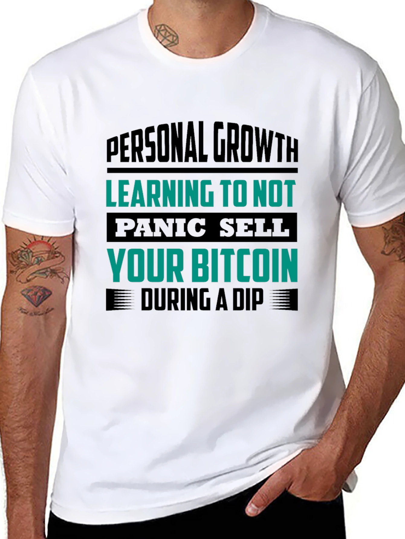 Bitcoin HODL T-Shirt: Personal Growth Crypto Tee
