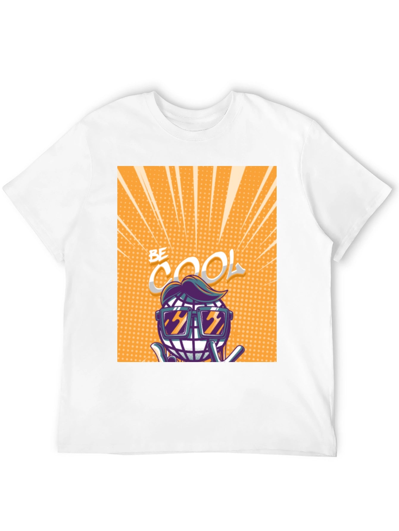 Cool Globe Graphic Tee - Trendy Unisex T-Shirt
