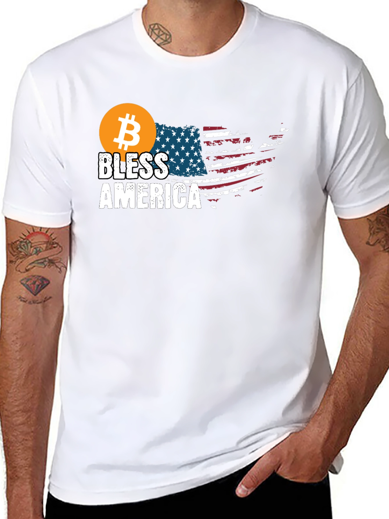 Bitcoin Bless America T-Shirt