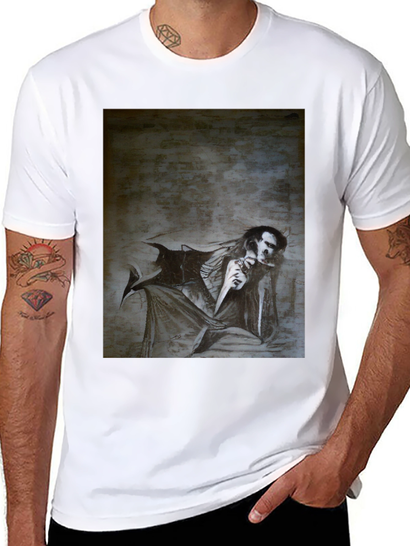 Dark Fantasy T-Shirt: Gothic Style Tee