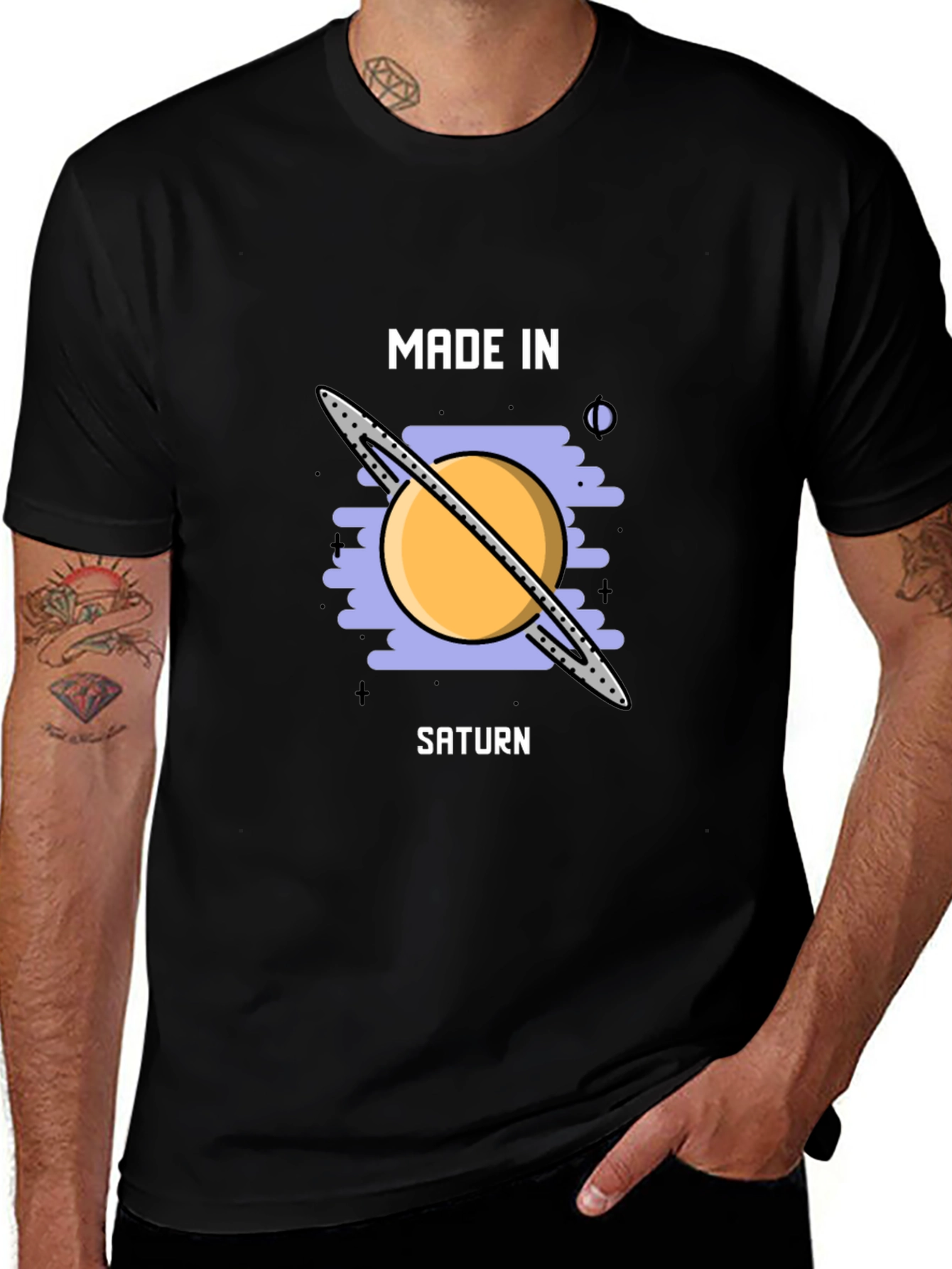 Made in Saturn Graphic T-Shirt