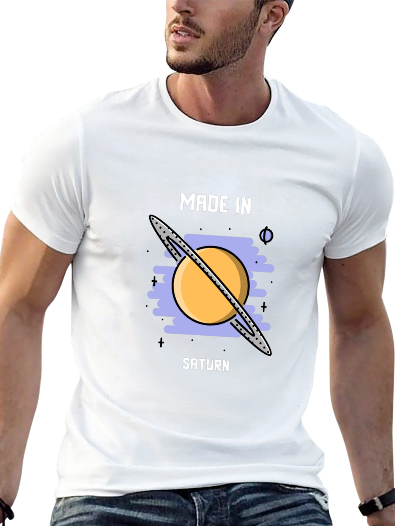 Made in Saturn Graphic T-Shirt