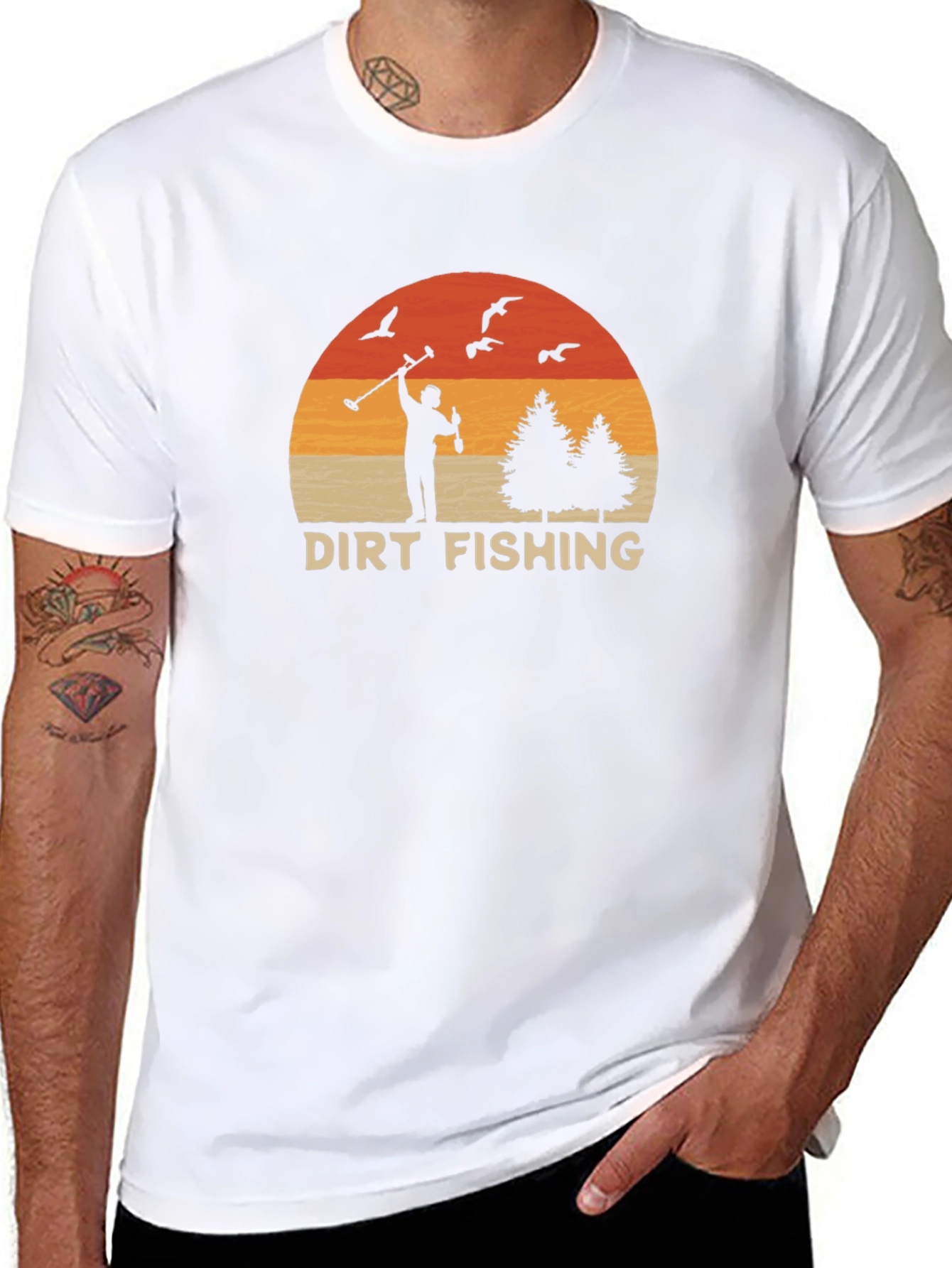 Dirt Fishing T-Shirt - Metal Detecting Adventure