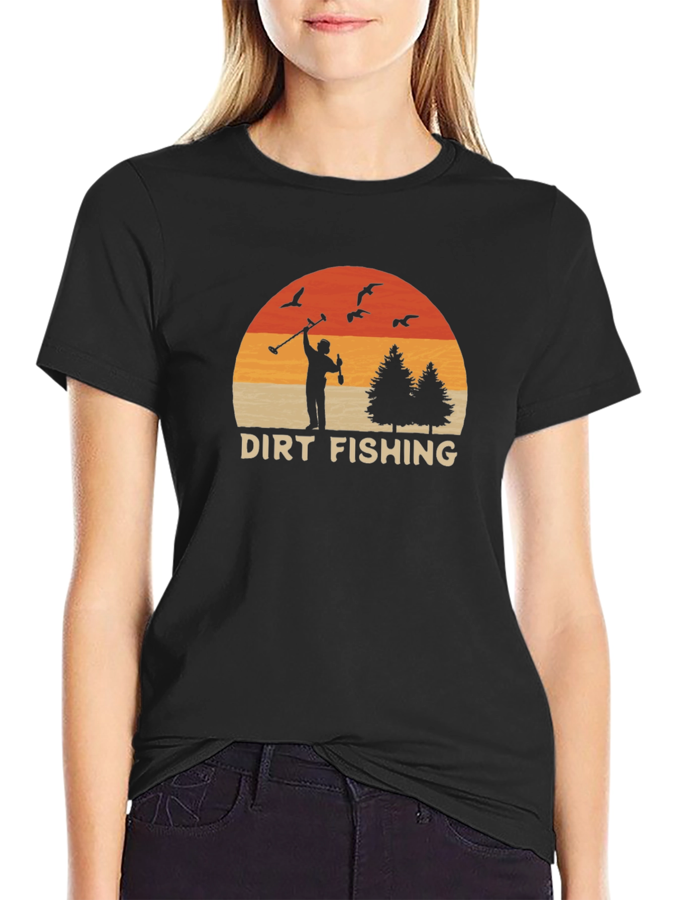 Dirt Fishing T-Shirt - Metal Detecting Adventure
