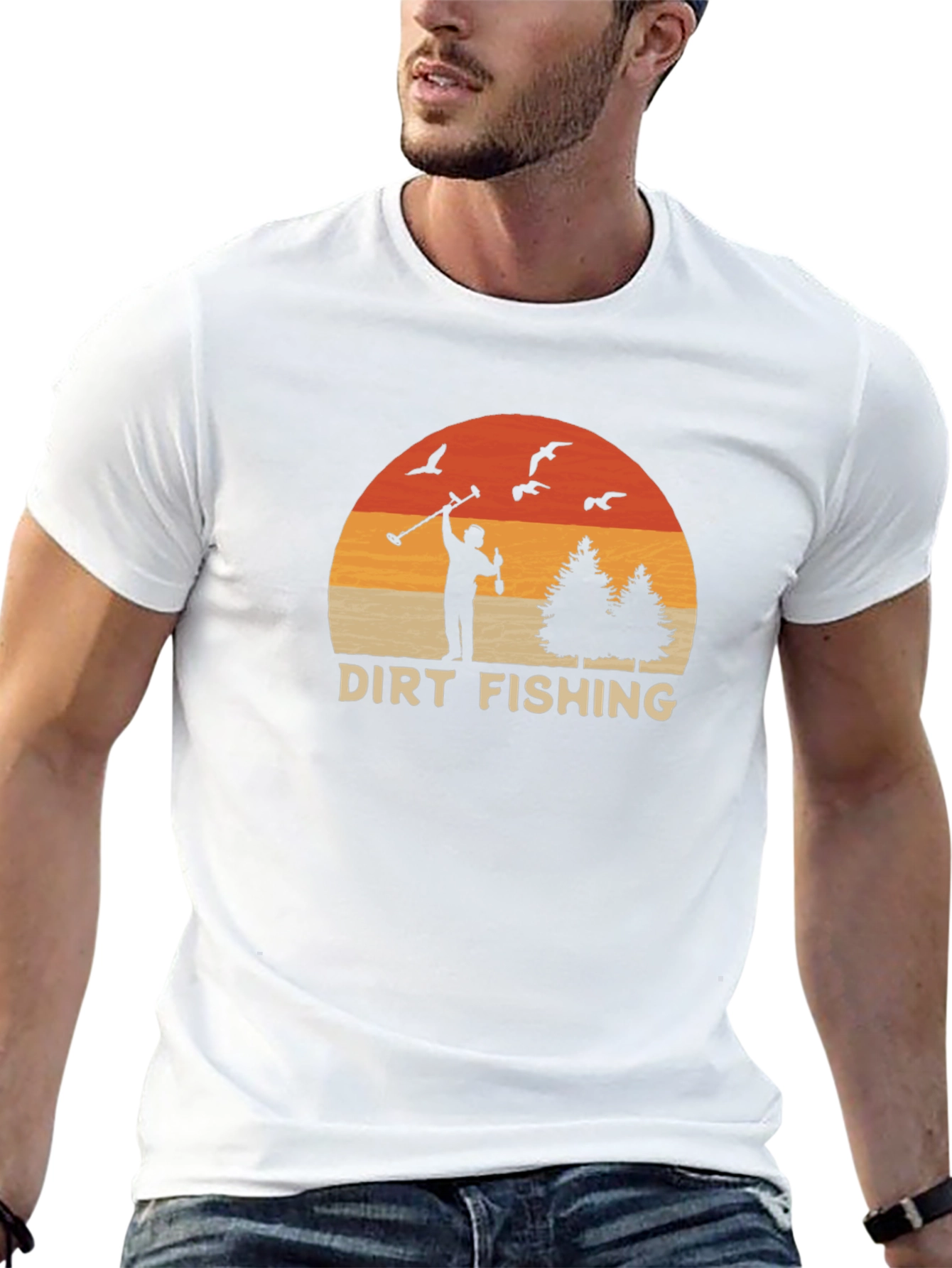 Dirt Fishing T-Shirt - Metal Detecting Adventure