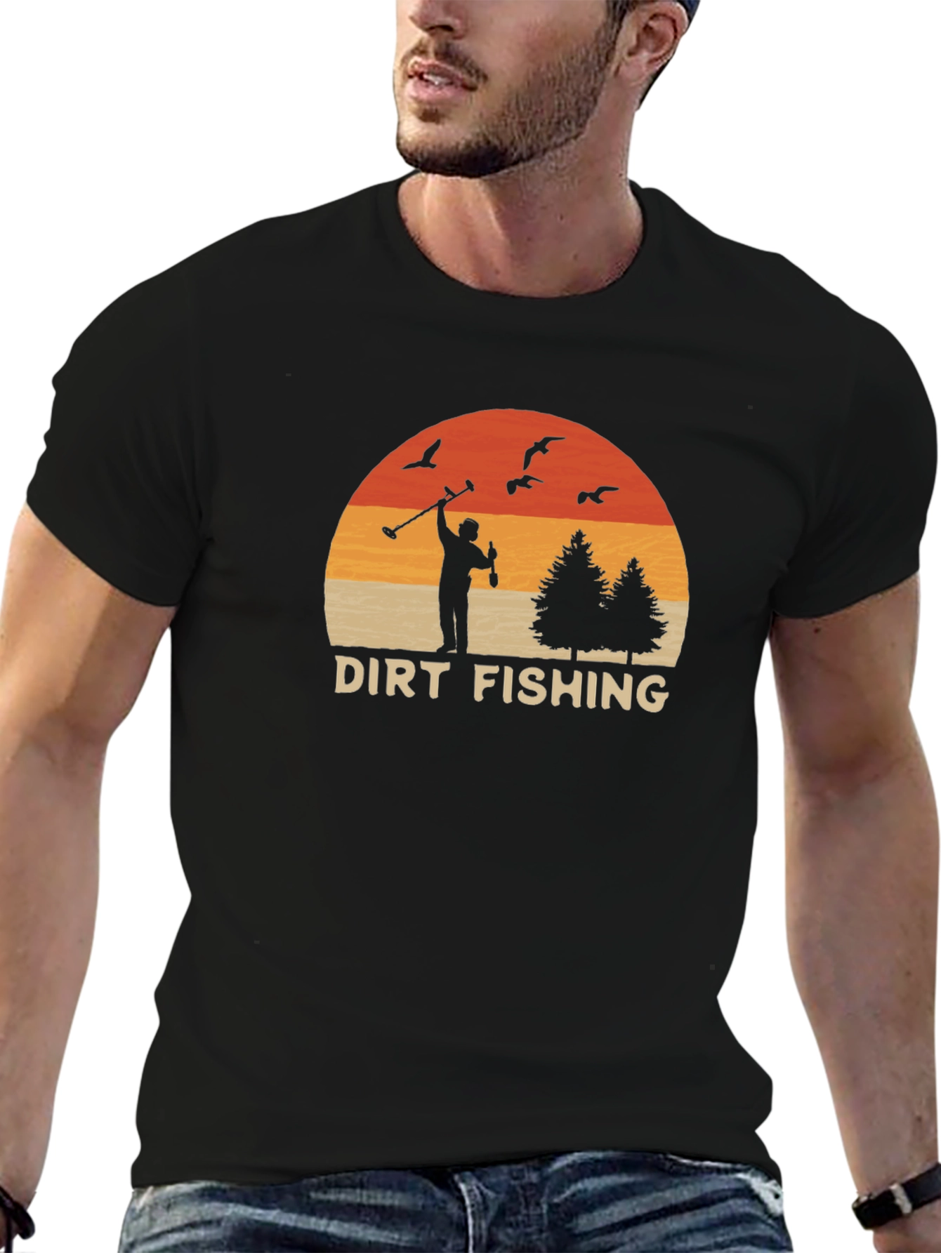 Dirt Fishing T-Shirt - Metal Detecting Adventure