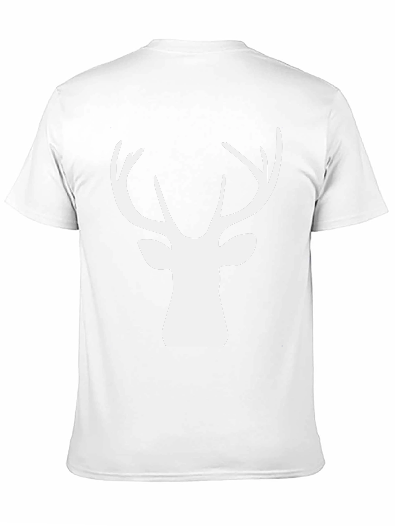 Deer Head Graphic Tee - Black