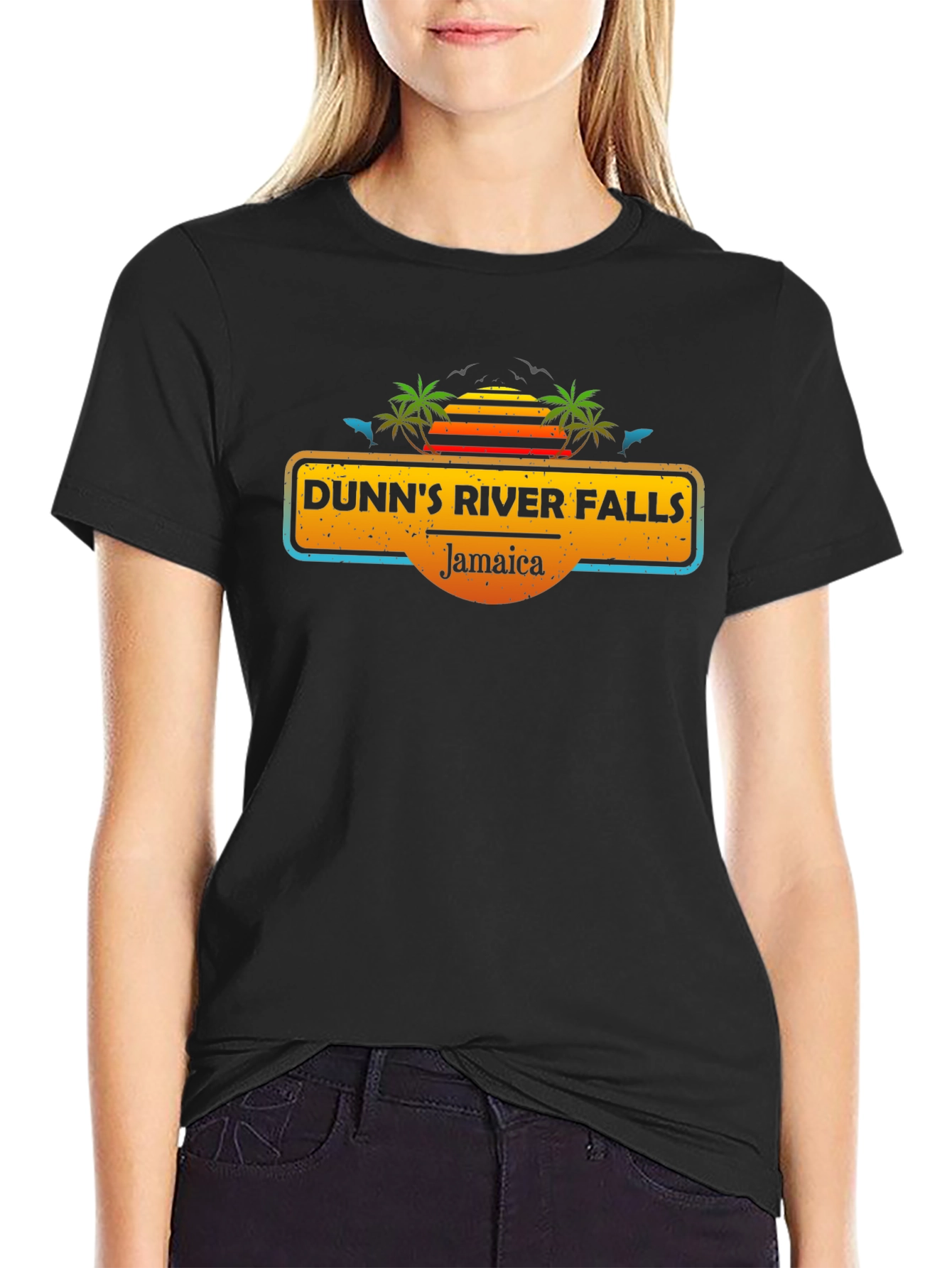 Dunns River Falls Jamaica Tee - Vacation Souvenir
