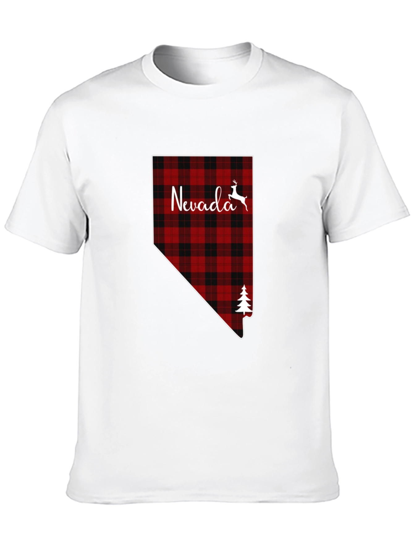 Nevada Plaid Graphic T-Shirt