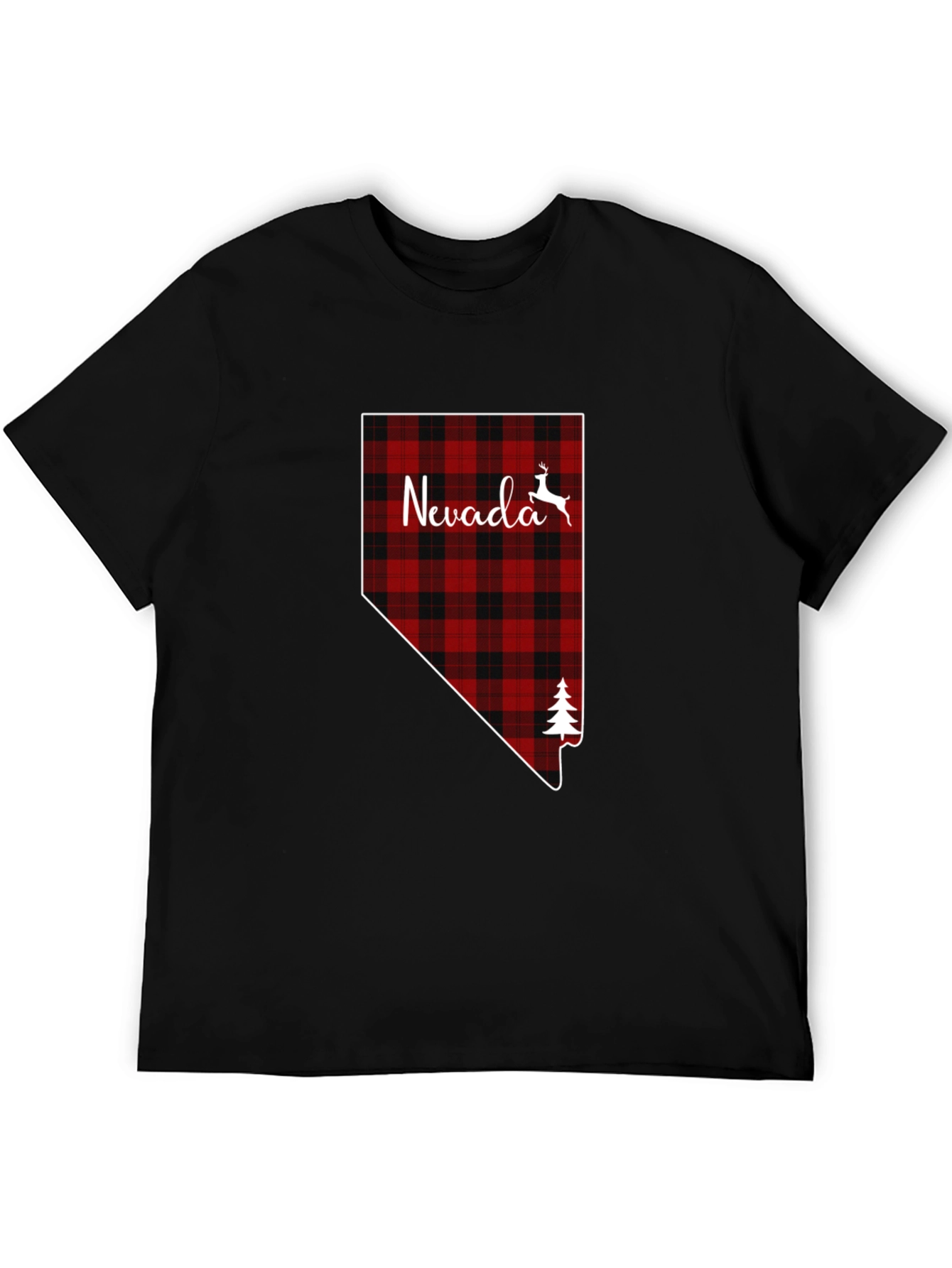 Nevada Plaid Graphic T-Shirt