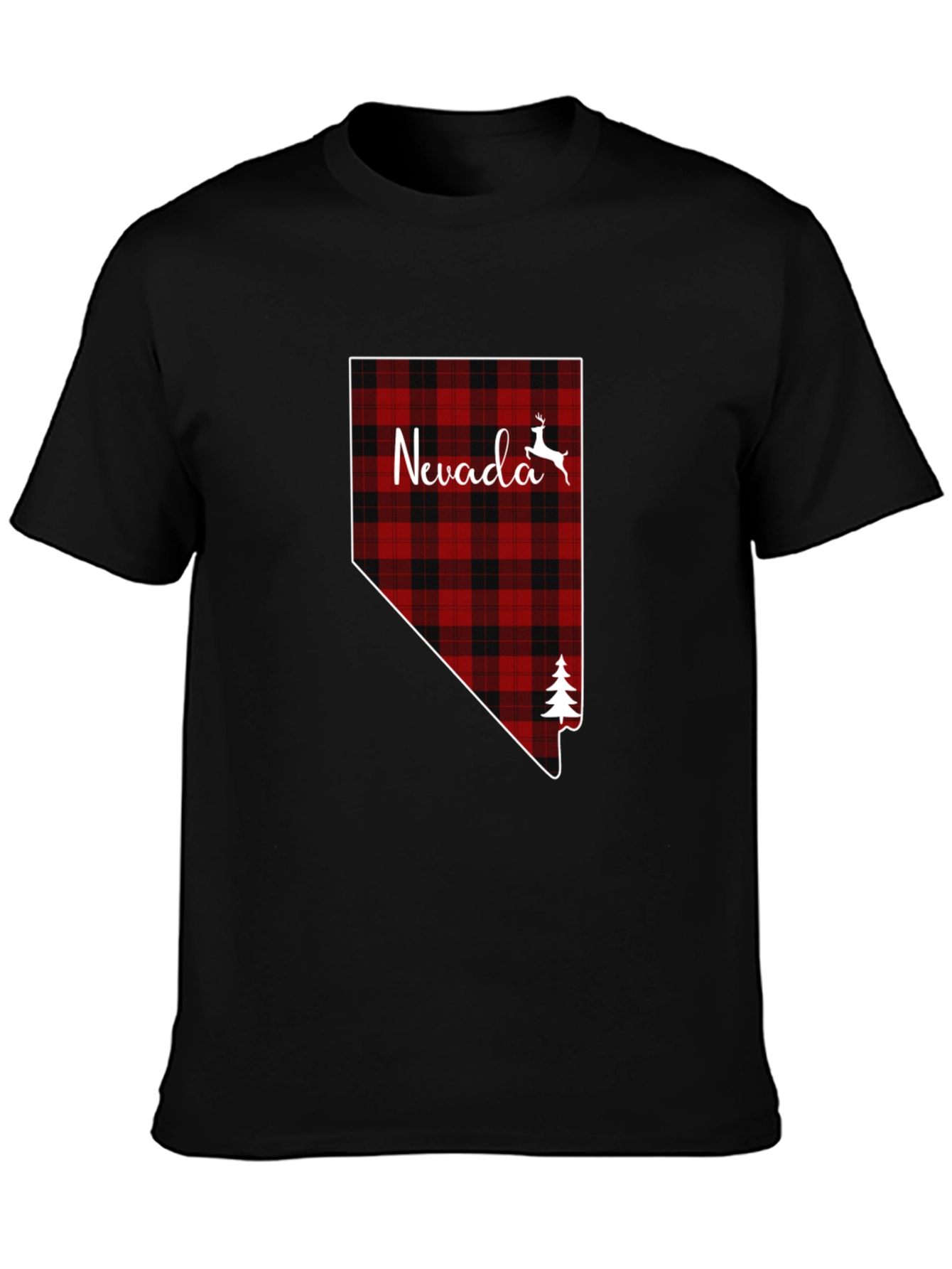 Nevada Plaid Graphic T-Shirt