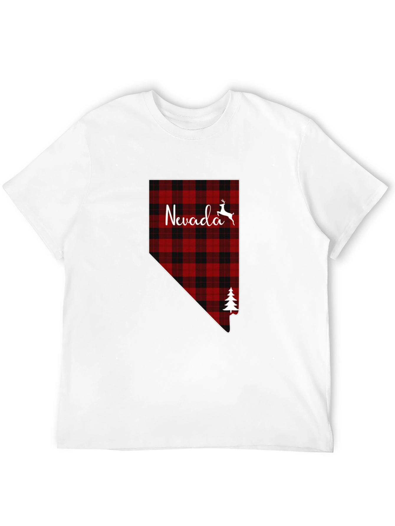 Nevada Plaid Graphic T-Shirt