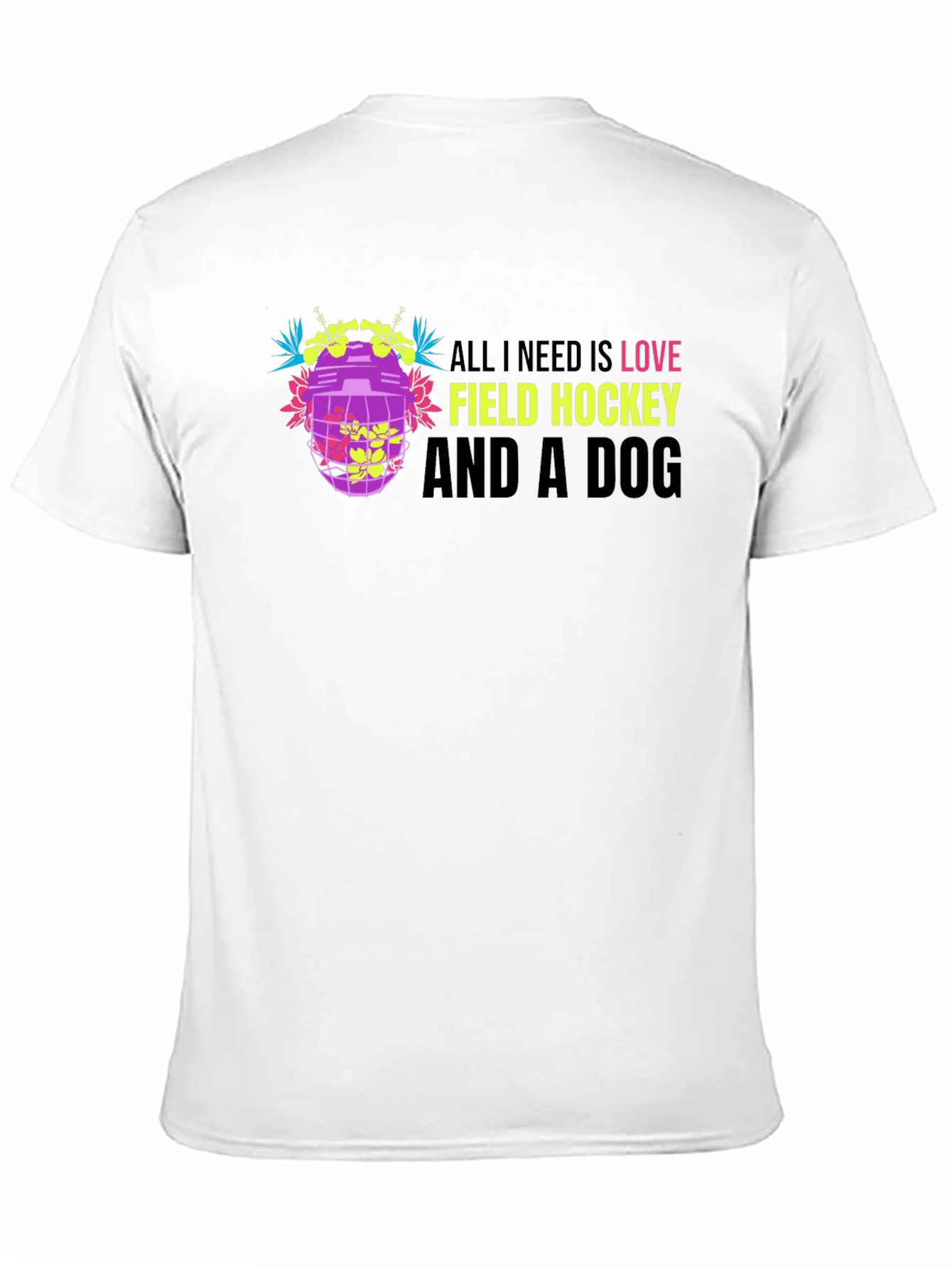 Love Field Hockey Dog T-Shirt