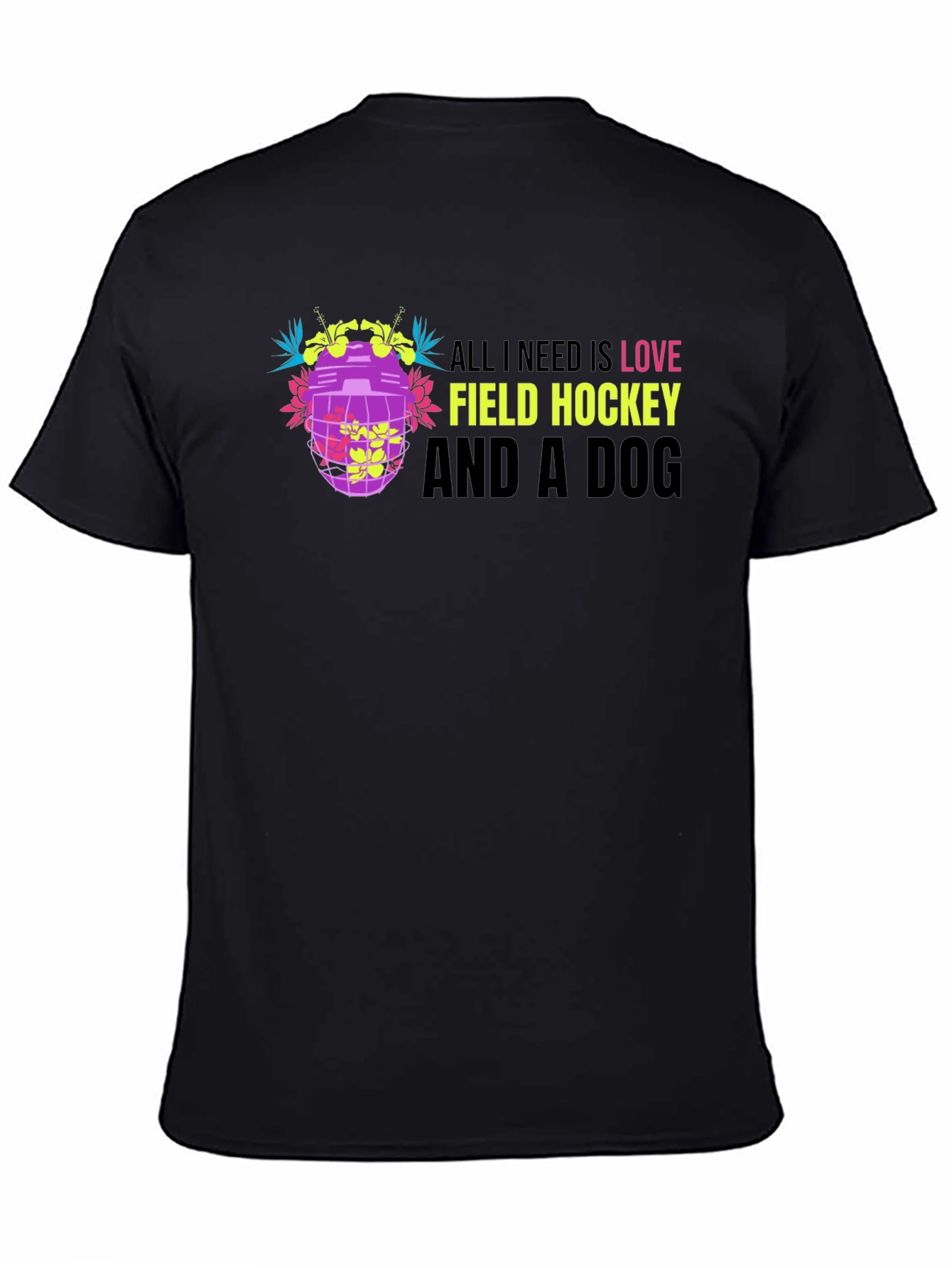 Love Field Hockey Dog T-Shirt