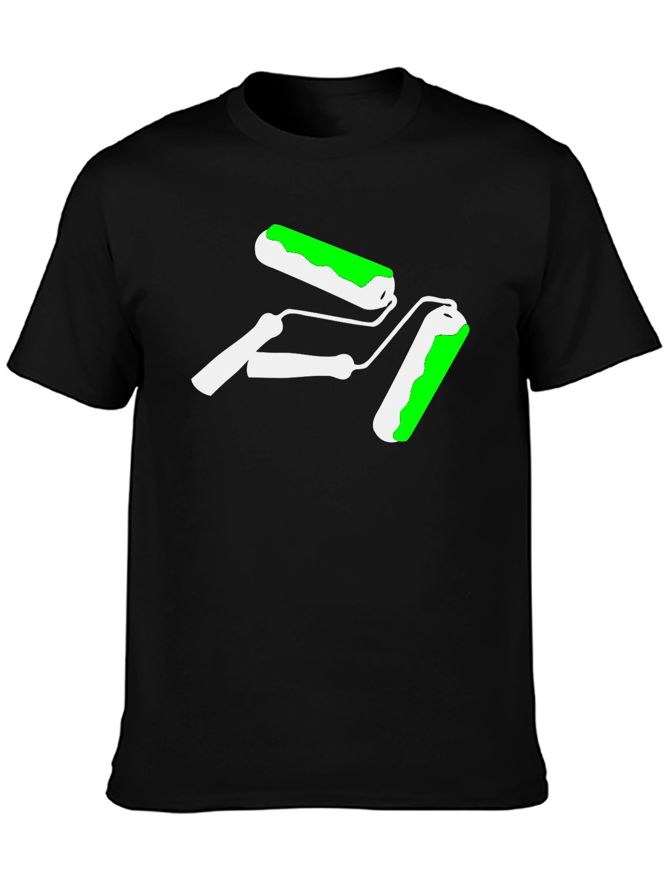 Paint Roller Graphic Tee - Cool Painter T-Shirt