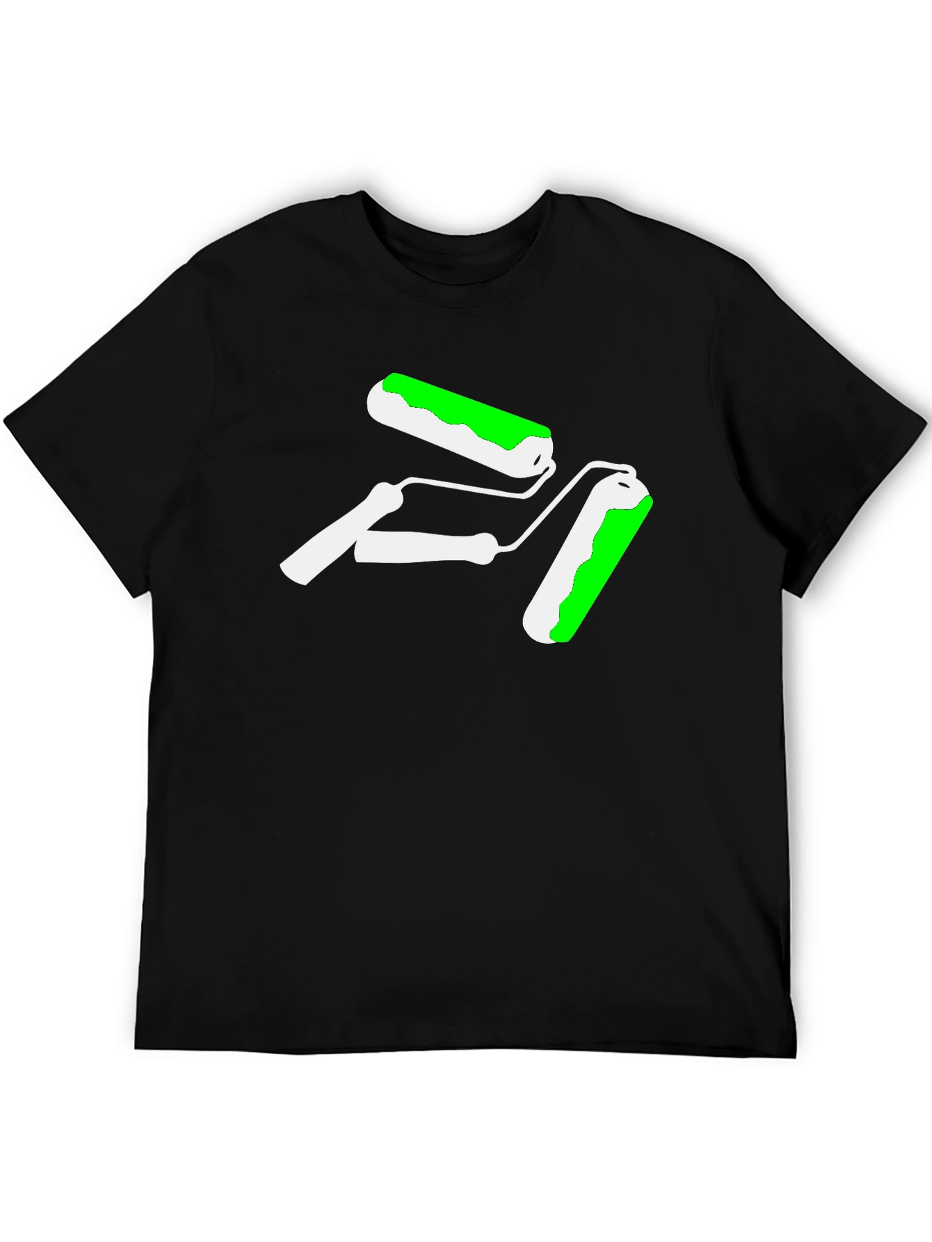 Paint Roller Graphic Tee - Cool Painter T-Shirt