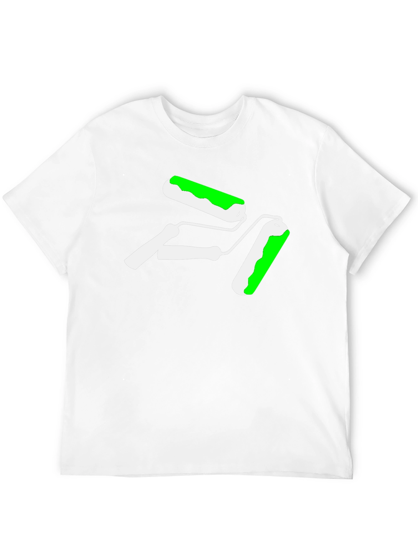 Paint Roller Graphic Tee - Cool Painter T-Shirt