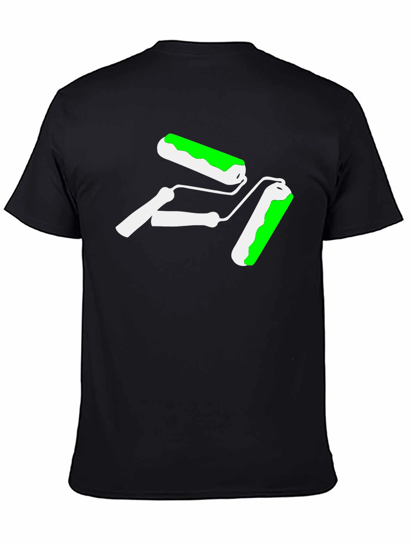 Paint Roller Graphic Tee - Cool Painter T-Shirt